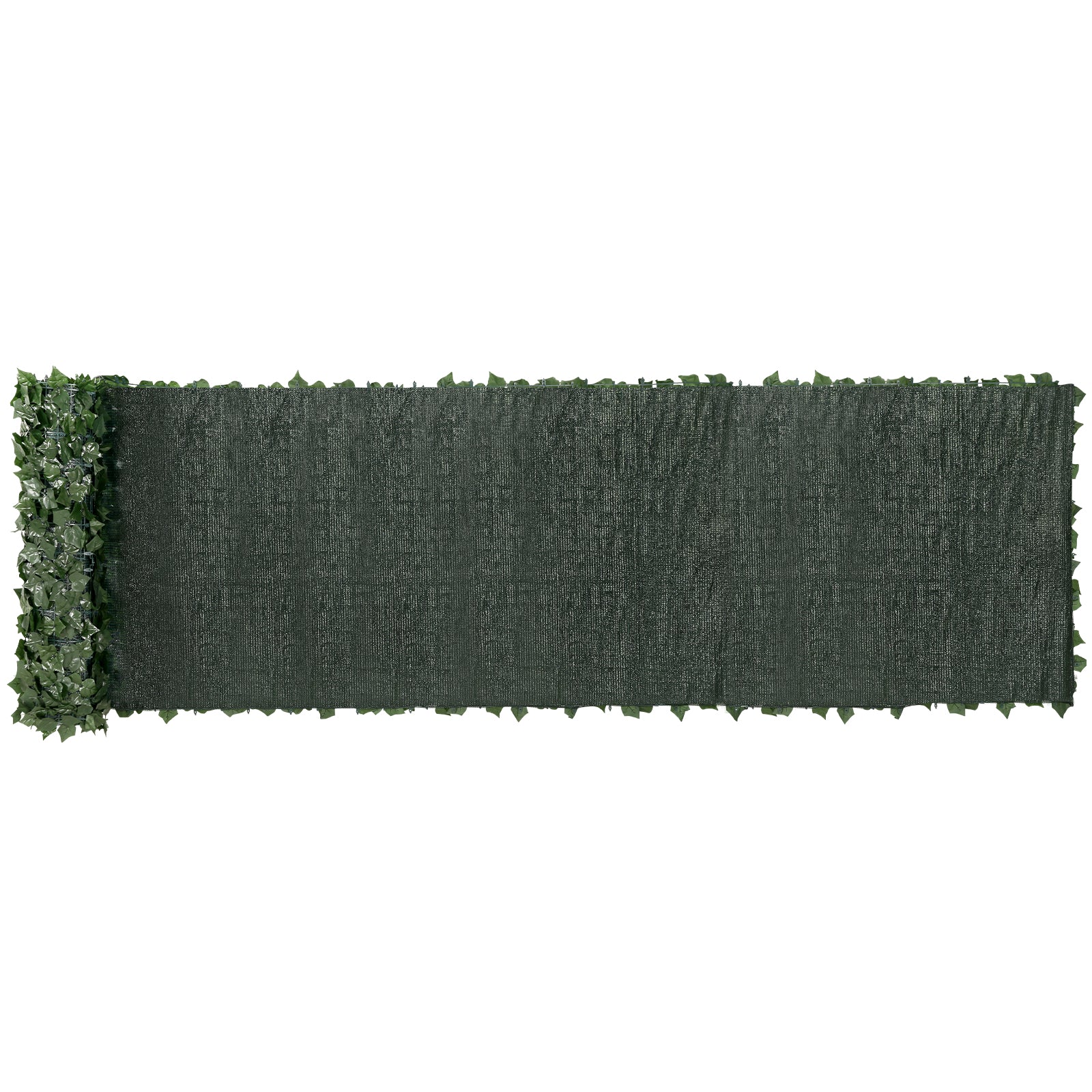 39"x198" Artificial Faux Ivy Leaf Privacy Fence Screen with Mesh Cloth Backing