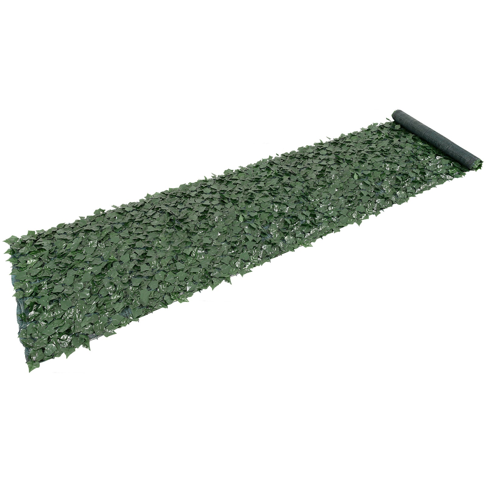 39"x198" Artificial Faux Ivy Leaf Privacy Fence Screen with Mesh Cloth Backing