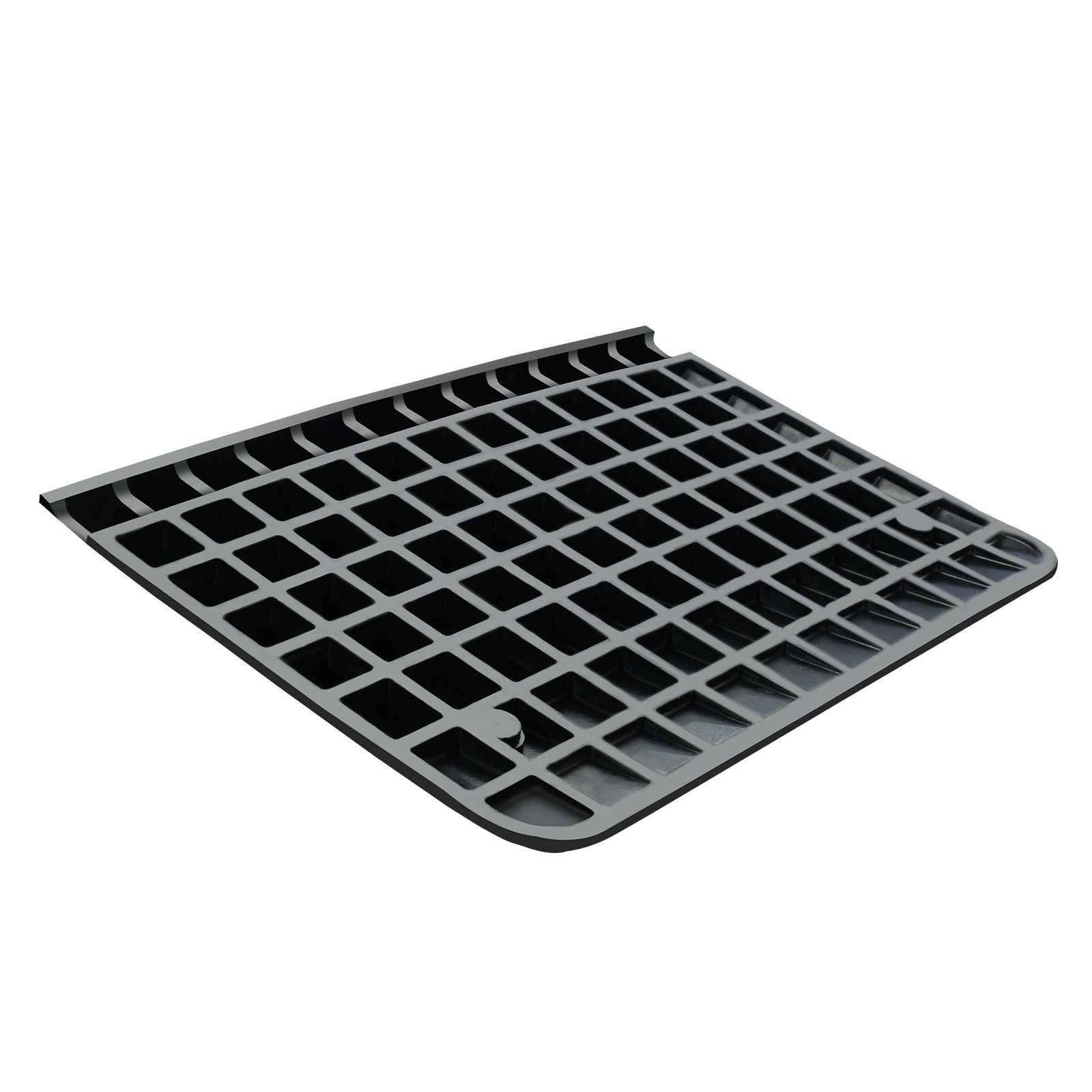 Rubber Threshold Ramp, 4" Rise Wheelchair Ramp Doorway, Recycled Rubber Power Curb Ramp Rated 33069 Lbs Load Capacity, Non-Slip Textured Surface Rubber Ramp for Wheelchair Car Scooter