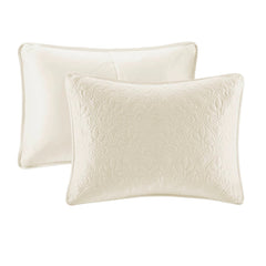 Reversible Quilt Set Cream King/Cal King