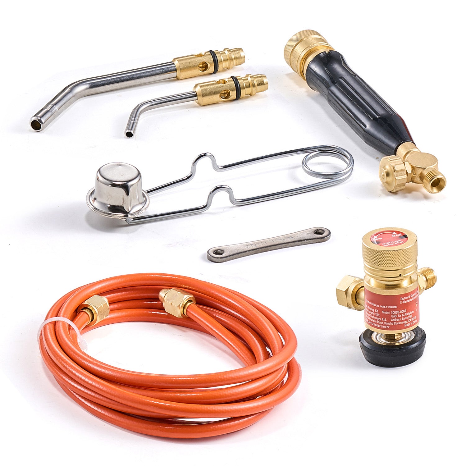 Air Acetylene Torch Kit Gas Torch and Welding Kit W/ Hose Regulator Valve