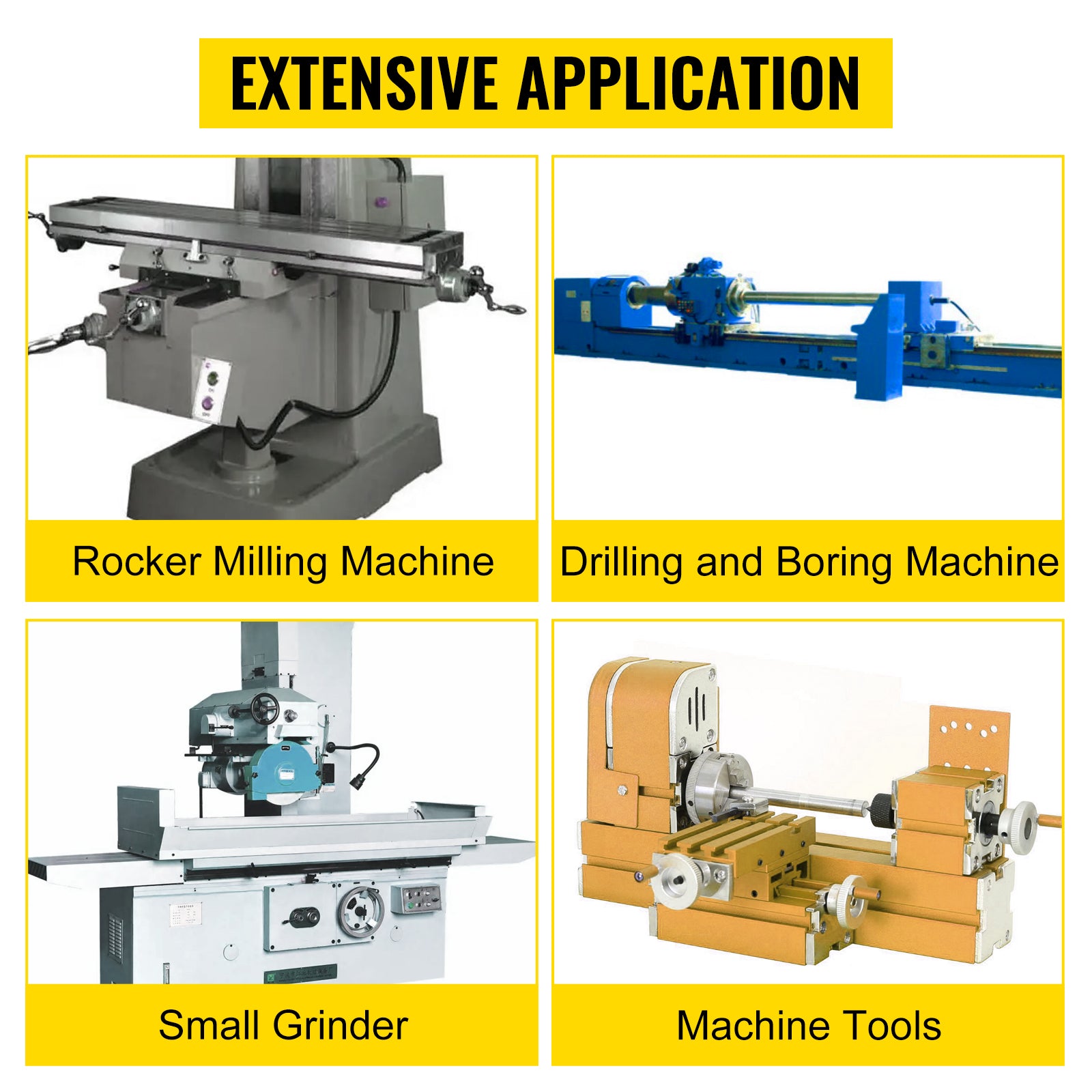 Milling Working Table 17.7 X 6.7 Inch, Compound Milling Machine Work Table 2 Axis 4 Ways Move, Multifunction Milling Working Table Heavy-duty Structure,for Milling and Drilling Machine
