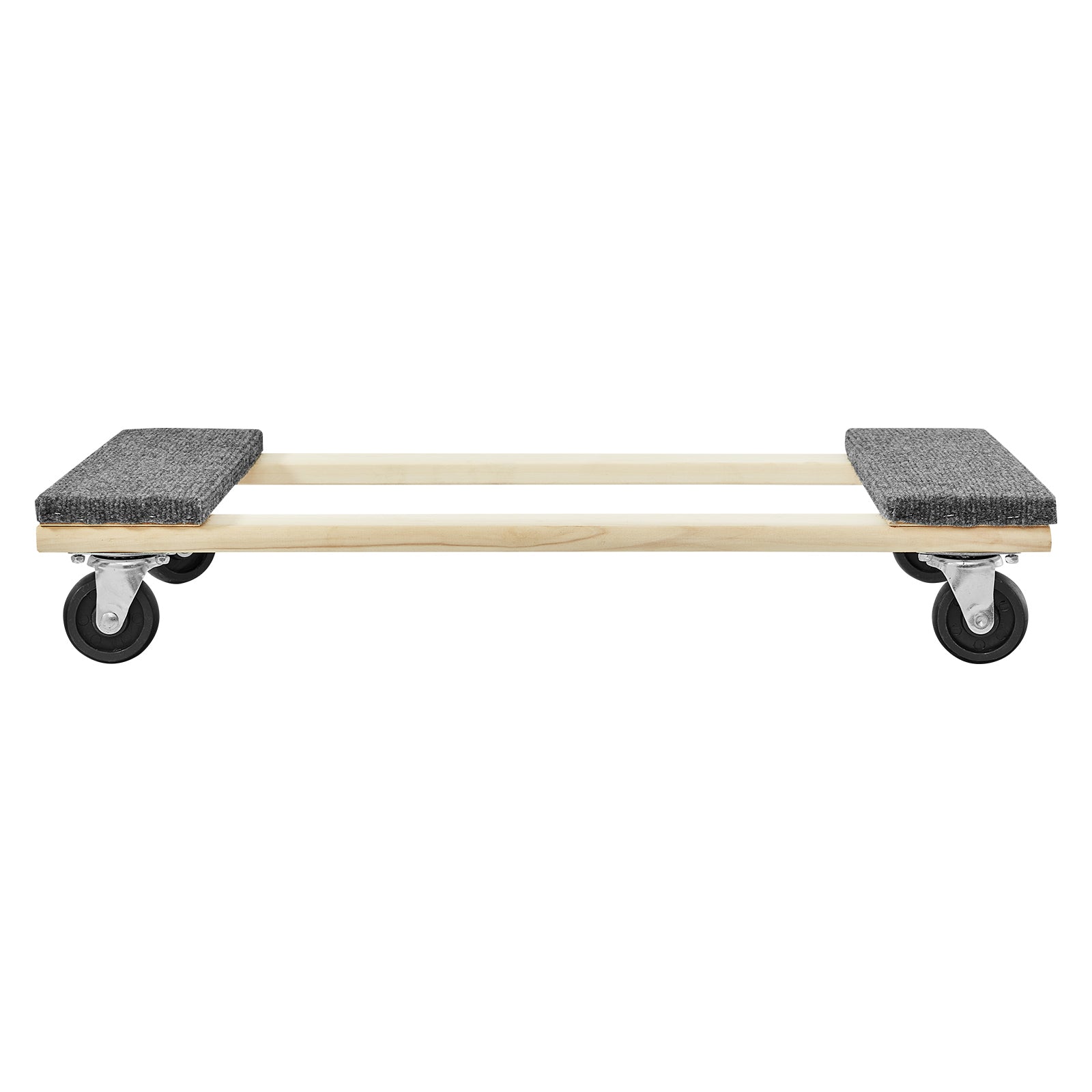 Furniture Dolly, 1000 lbs Load Capacity, 18" x 30", 4 x 3" PP Swivel Casters, Heavy Duty Hardwood Furniture Moving Dolly, Mover's Dolly, Moving Cart with Wheels for Heavy Furniture Home Cleaning