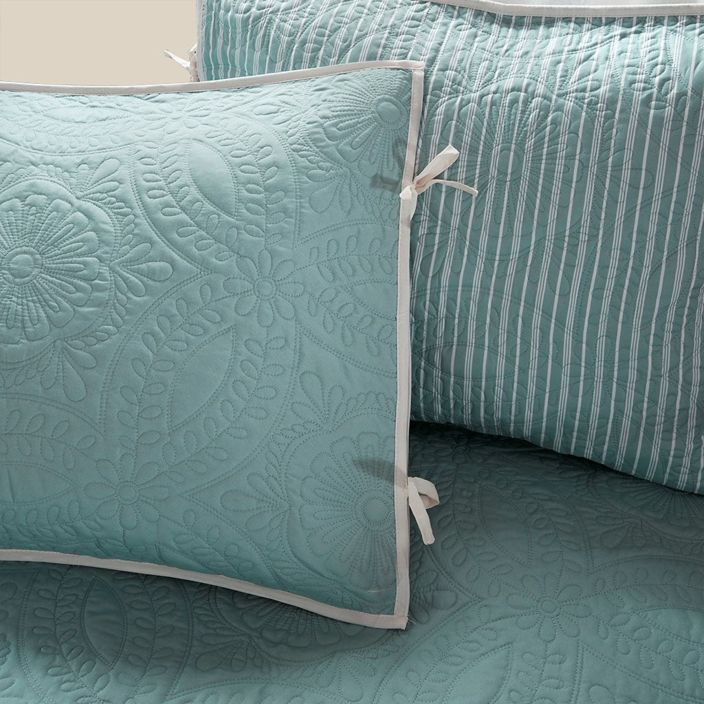 6 Piece Reversible Daybed Cover Set Blue Daybed