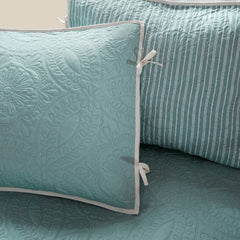 6 Piece Reversible Daybed Cover Set Blue Daybed