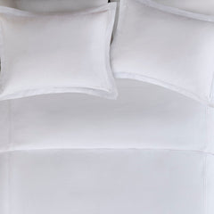 King/Cal King 100% Cotton Sateen Embroidered Comforter Set