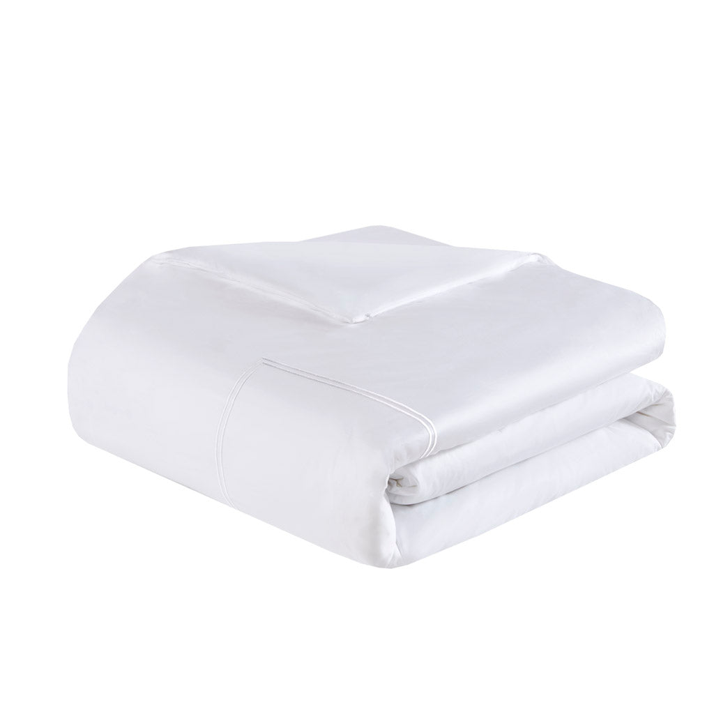 King/Cal King 100% Cotton Sateen Embroidered Comforter Set
