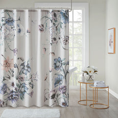 Printed Cotton Shower Curtain