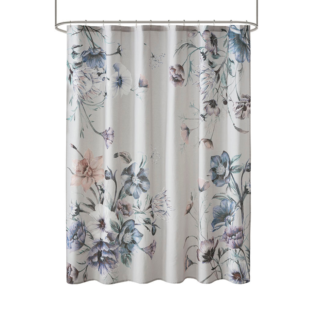 Printed Cotton Shower Curtain