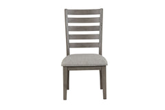 Casual Side Dining Chair W/ Ladder Back (Set of 2)