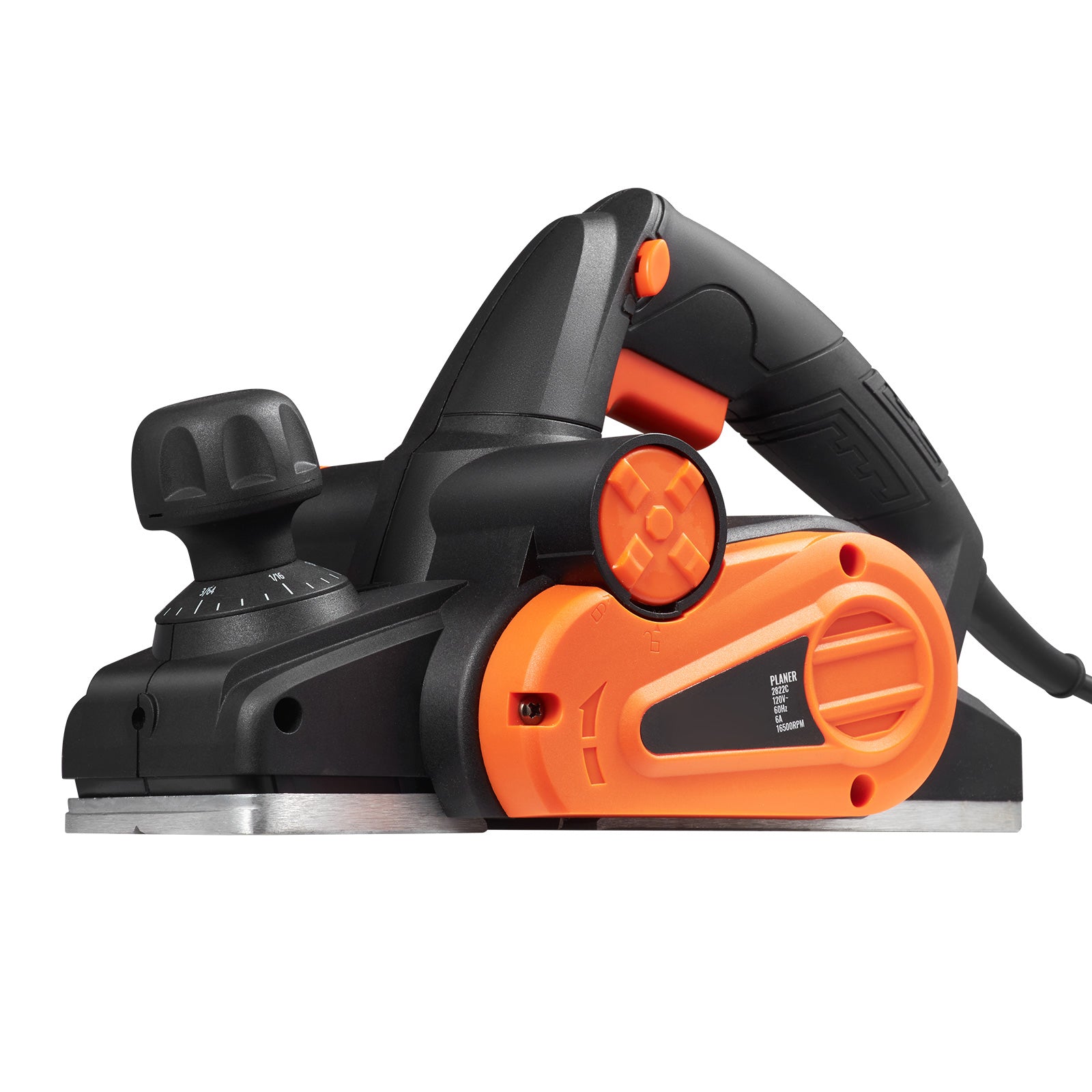 Electric Hand Planer, 3-1/4" width Corded Electric Hand Planer, 16500 RPM High-Speed Powerful Electric Handheld Planers for Woodworking, Wood Chamfer DIY, Smooth Finish Carpentry Tool, FCC-SDoC