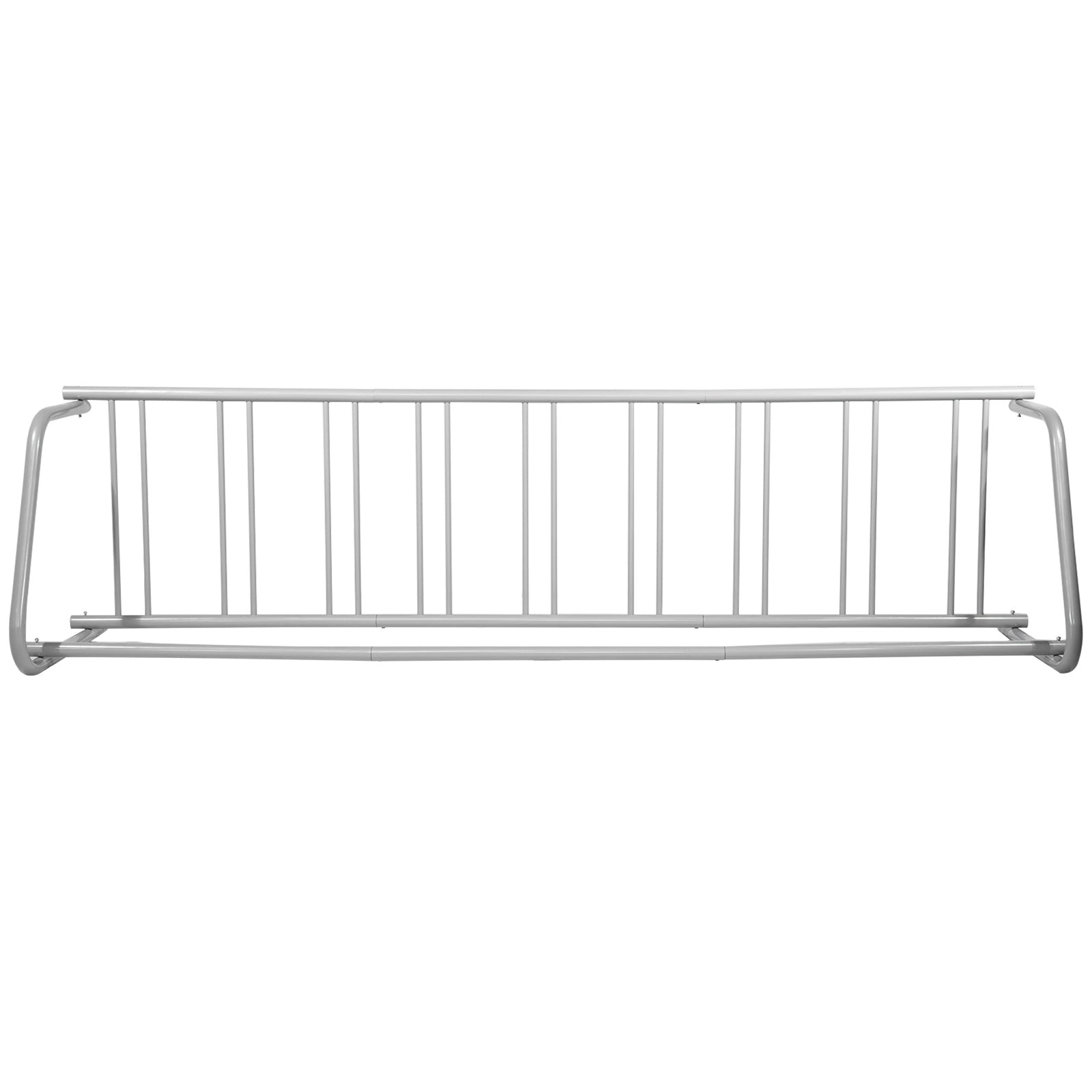 111" Length Floor Bike Rack, 9 Holders All-Steel Grid Bike Rack, Single-Side Storage Stand for Garages Streets Yards
