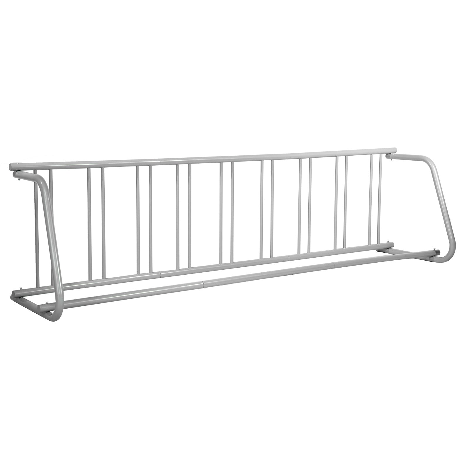 111" Length Floor Bike Rack, 9 Holders All-Steel Grid Bike Rack, Single-Side Storage Stand for Garages Streets Yards