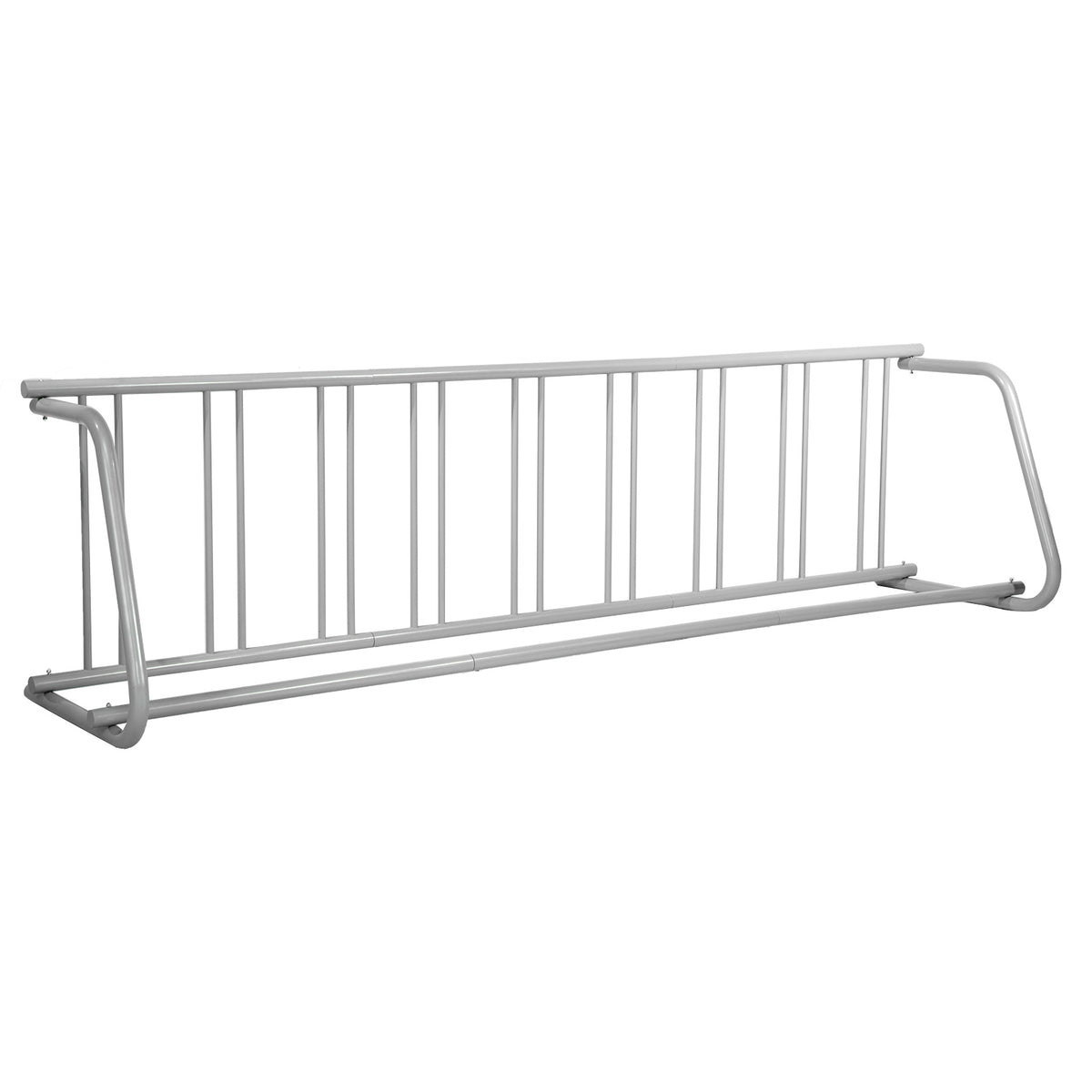 111" Length Floor Bike Rack, 9 Holders All-Steel Grid Bike Rack, Single-Side Storage Stand for Garages Streets Yards