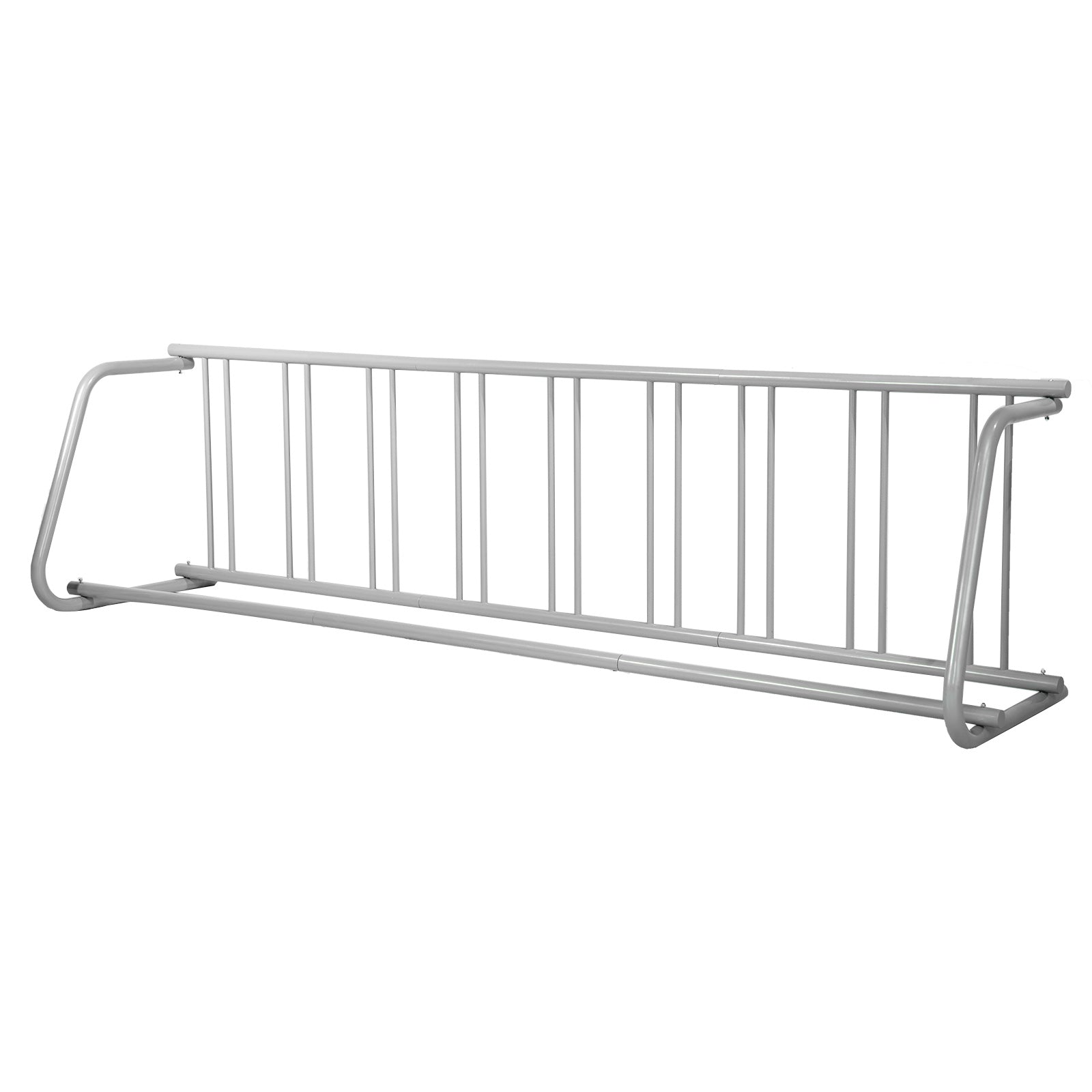 111" Length Floor Bike Rack, 9 Holders All-Steel Grid Bike Rack, Single-Side Storage Stand for Garages Streets Yards