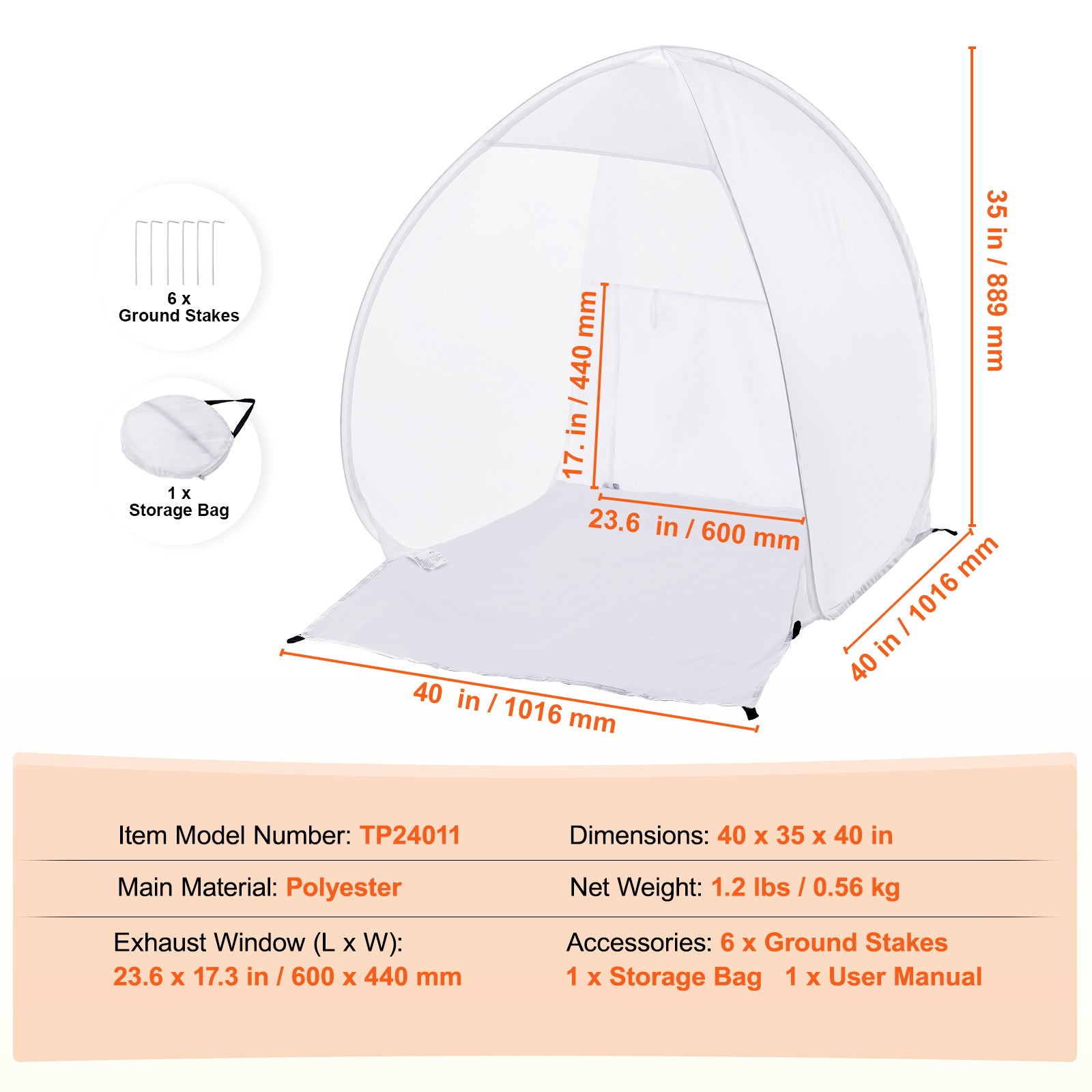 Spray Paint Shelter Portable Spray Paint Tent Booth 40x35x40 in Pop Up
