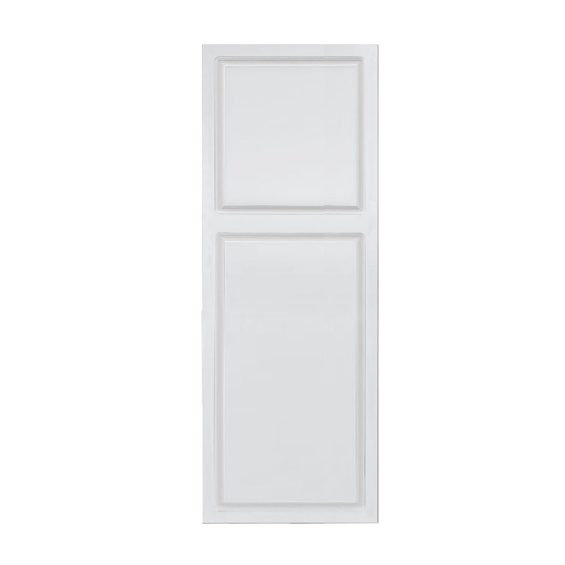 2-Panel Cottage style  door 3/4" thick 42 in. x 84 in. MDF White Barn Sliding Door With Hardware kit