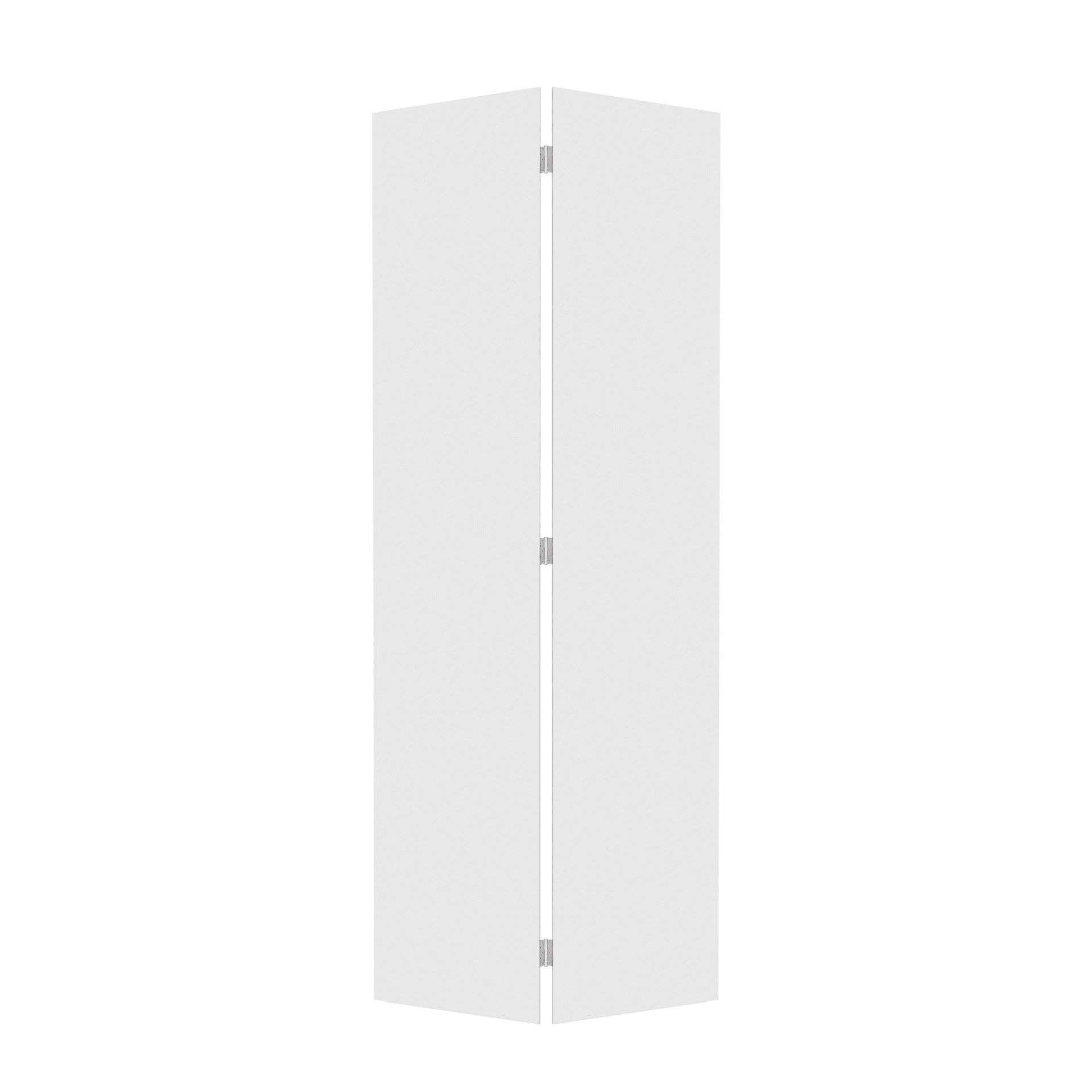 Modern flat panel bi-fold door 36 in. x 84 in. MDF White Barn Sliding Door With Hardware kit