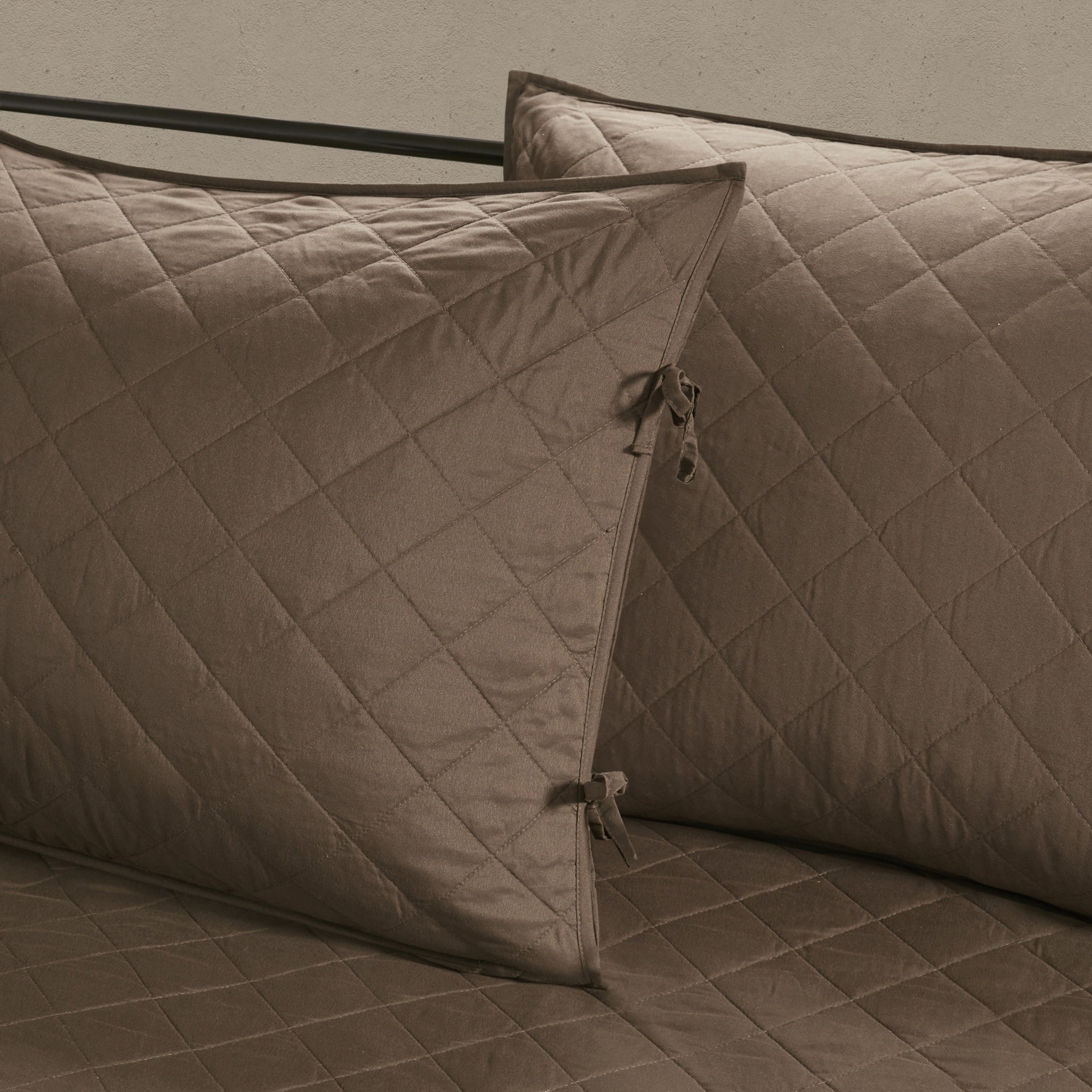 6 Piece Reversible Daybed Cover Set Brown Daybed