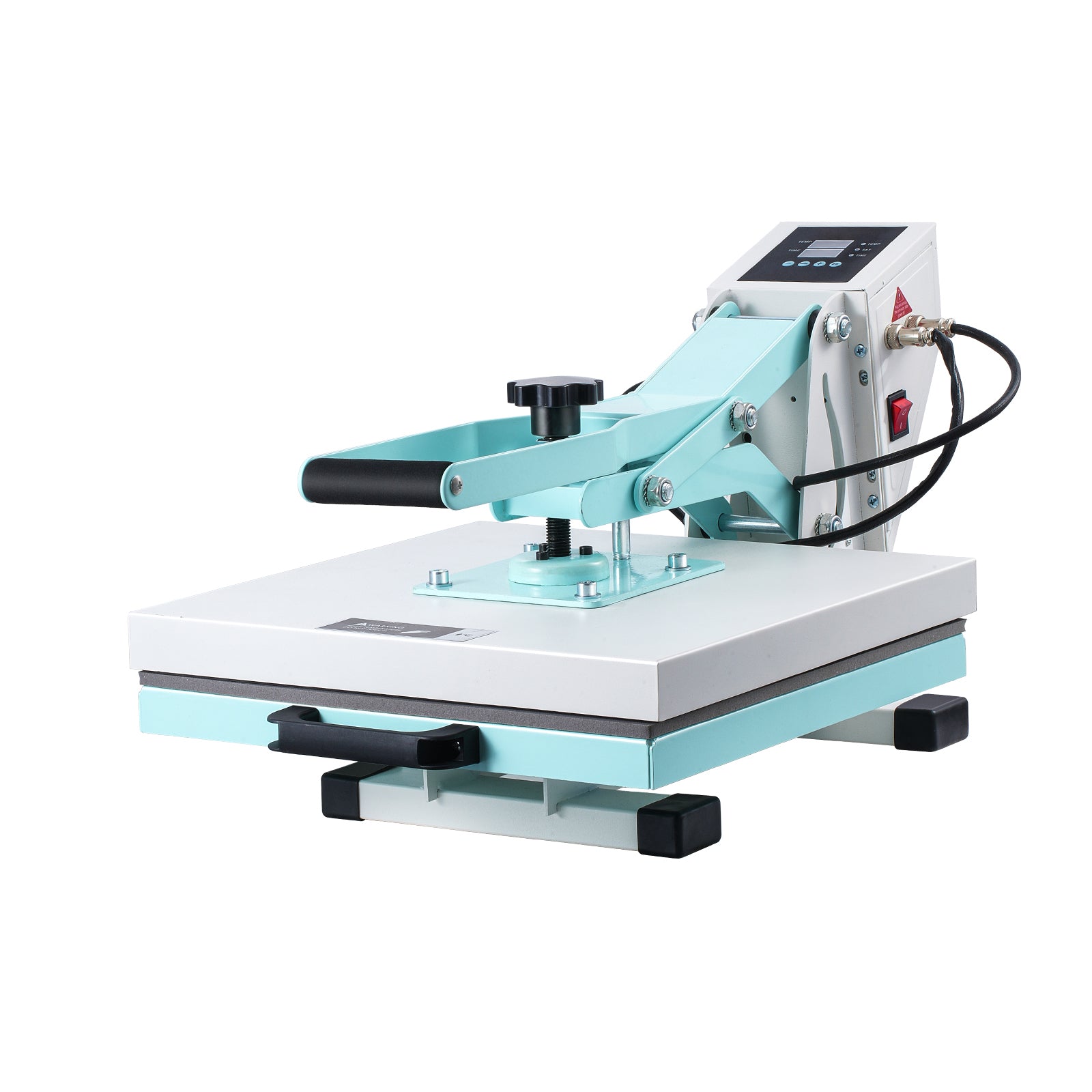 Heat Press Machine 15x15 in Slide Out Heat Transfer Machine T-Shirts Green