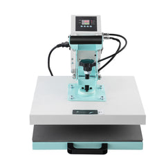 Heat Press Machine 15x15 in Slide Out Heat Transfer Machine T-Shirts Green