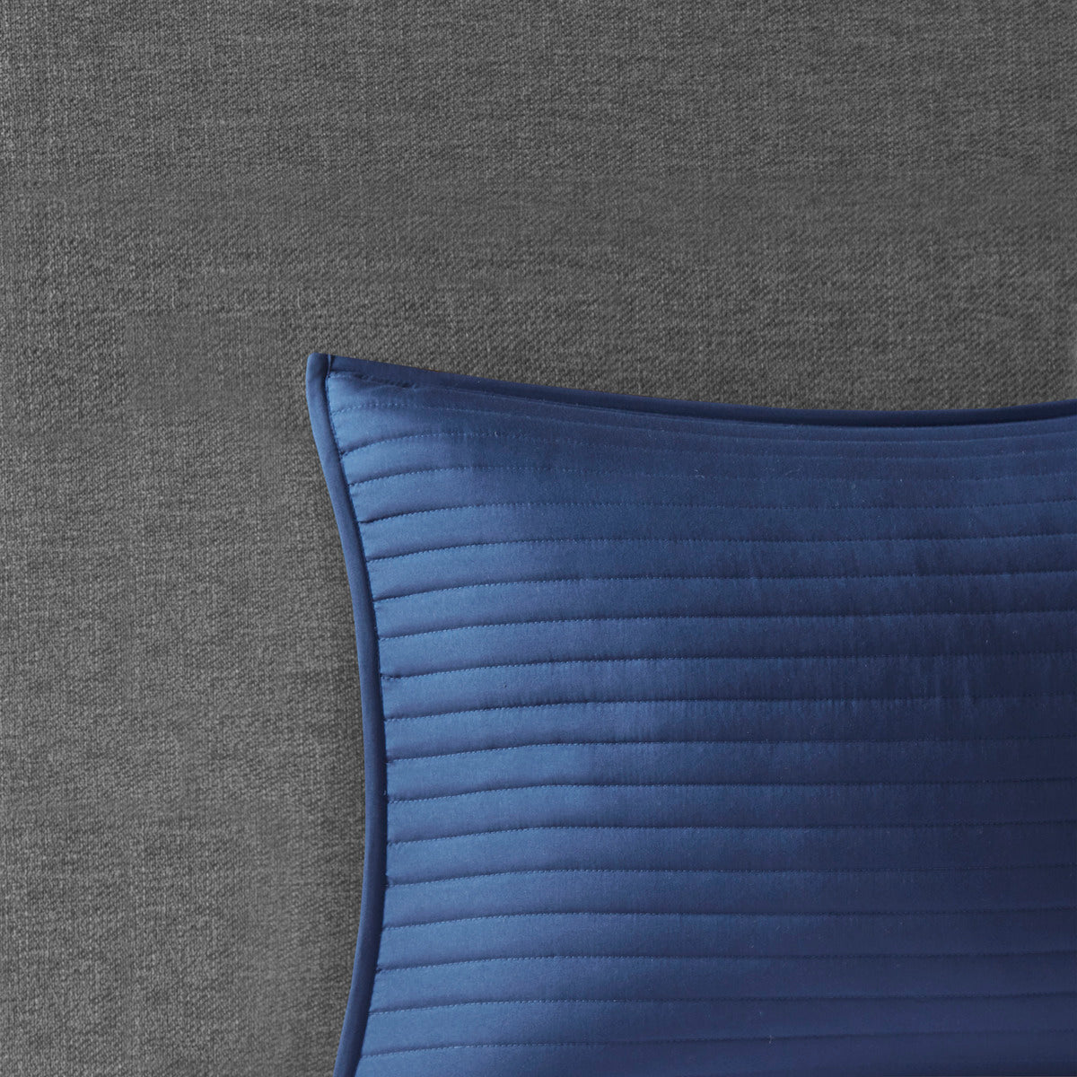 8 Piece Printed Seersucker Comforter and Quilt Set Collection Blue King/Cal King