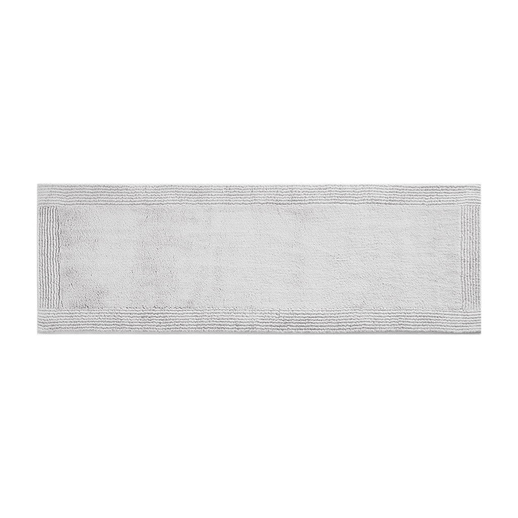 100% Cotton Tufted 3000GSM Reversible Bath Rug Grey 24x72"