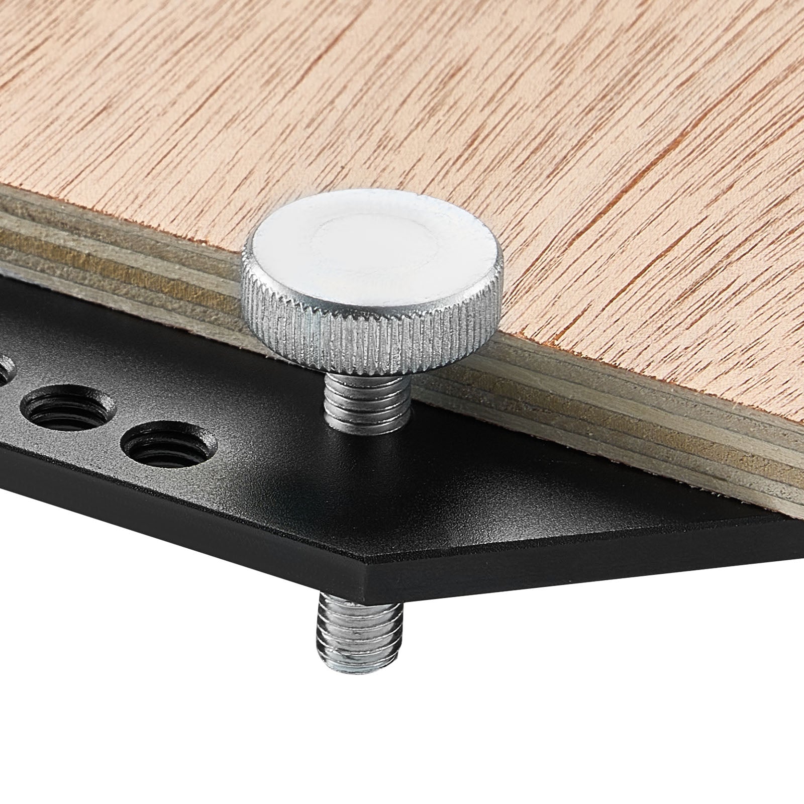 Shelf Pin Jig and Hinge Jig Two-in-One Aluminum Alloy Cabinet Hole Drilling Tool