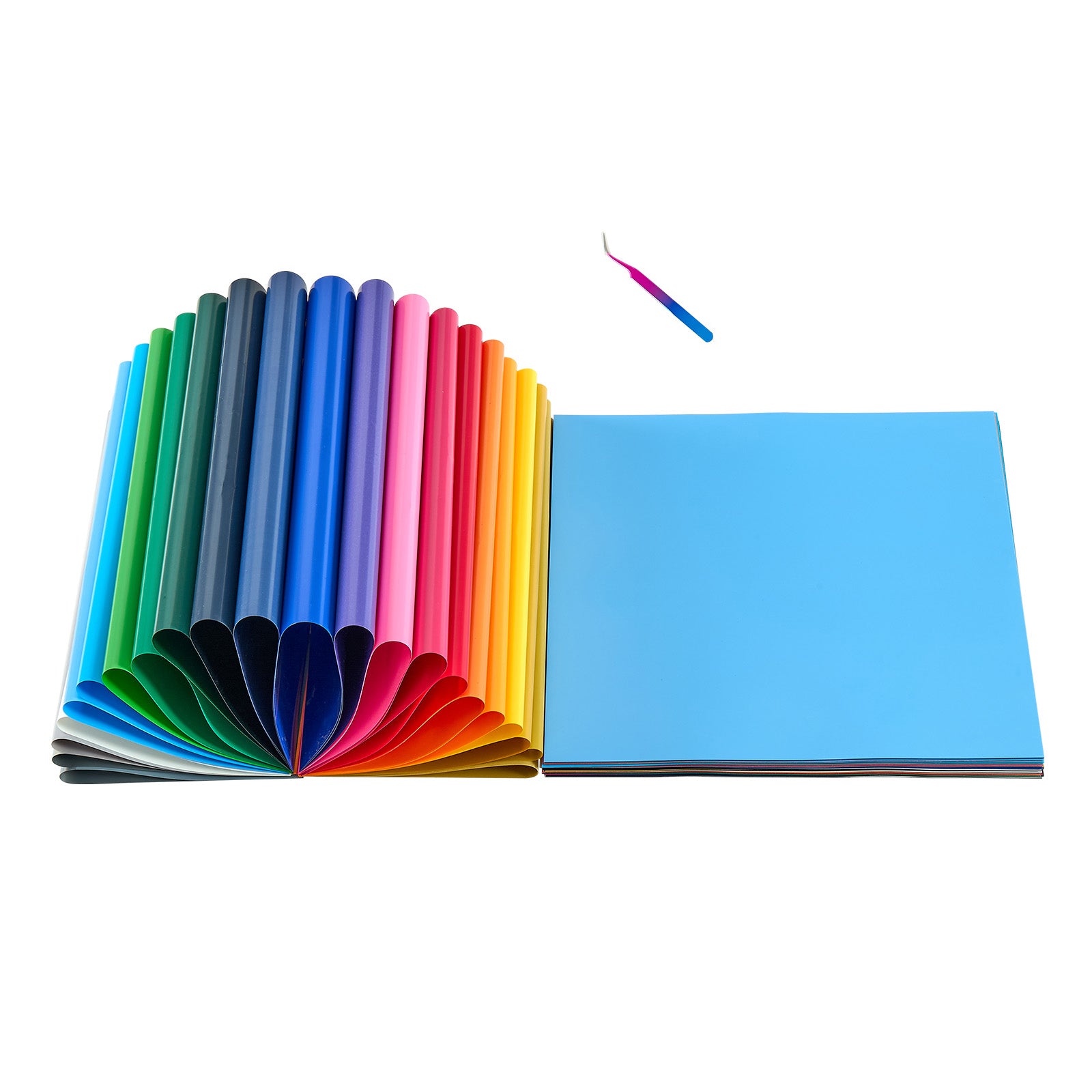 Heat Transfer Vinyl HTV Iron on Vinyl Bundle 80 Pack 12 x 12 in Multicolor