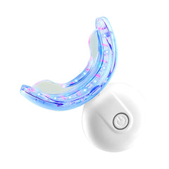Teeth Whitening Kit with LED Light, 32 LED Accelerator Lights, Whitening Strips, Pens and Gel Syringes, U-Shaped Tray, Wireless Portable Kit Fast and Effectively Removes Stubborn Stains
