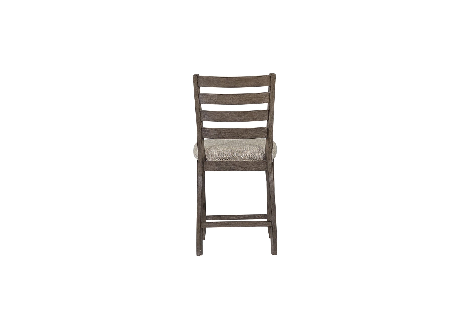 Counter Side Dining Stool W/ Ladder Back (Set of 2)
