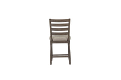 Counter Side Dining Stool W/ Ladder Back (Set of 2)