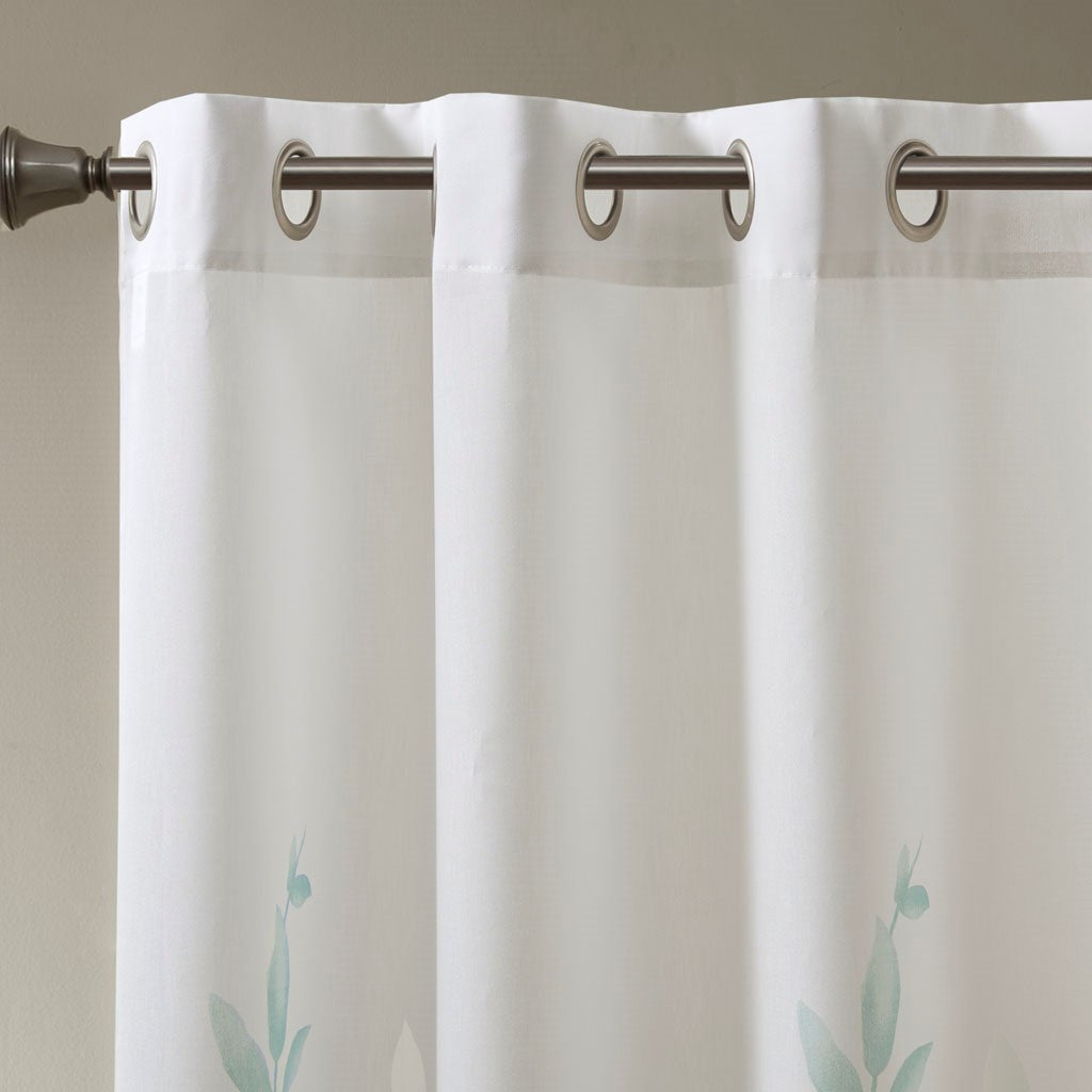 Burnout Printed Curtain Panel(Only 1 Pc Panel)