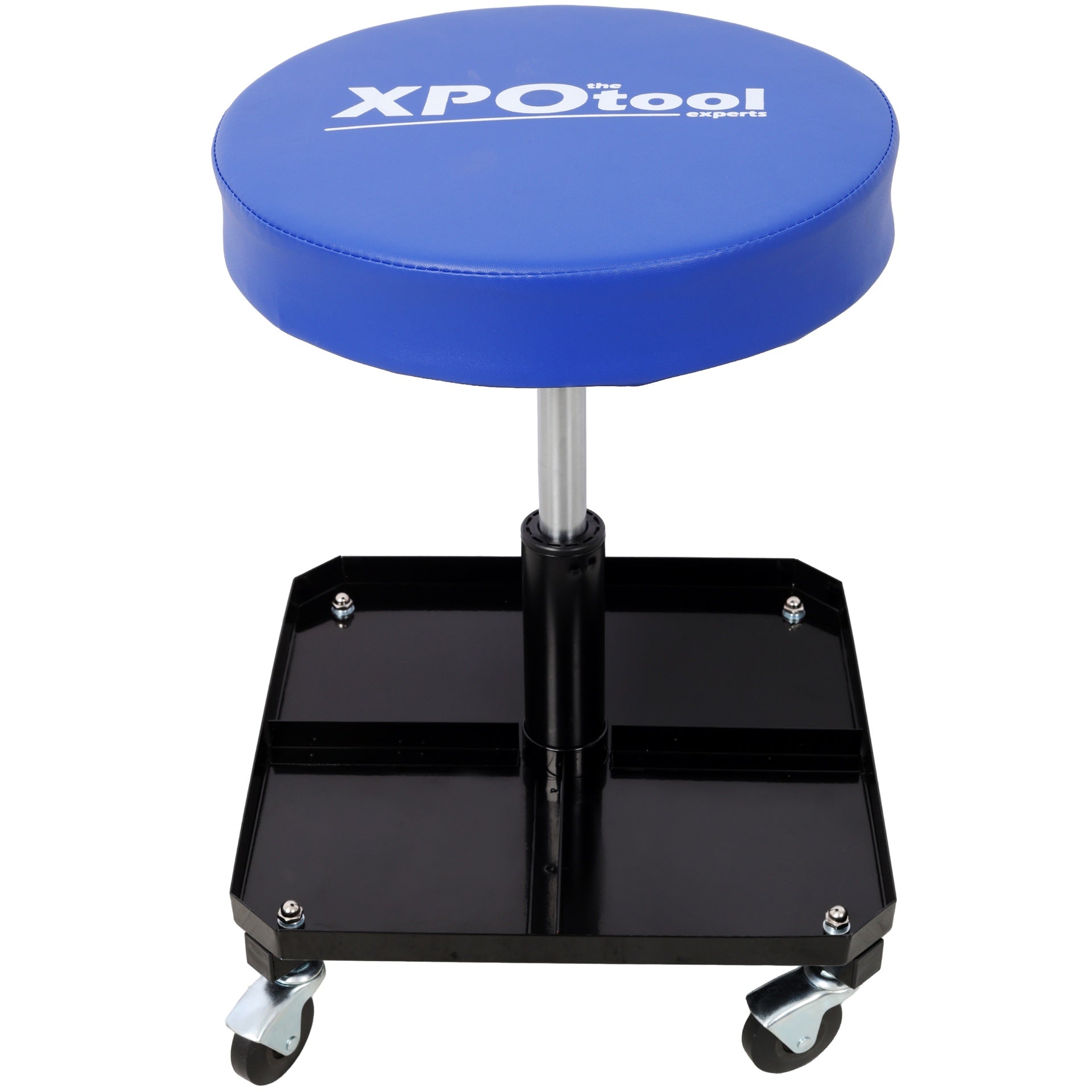 250 LBS Rolling Pneumatic Creeper Garage,Adjustable Mechanic Stool with Tool Tray Storage