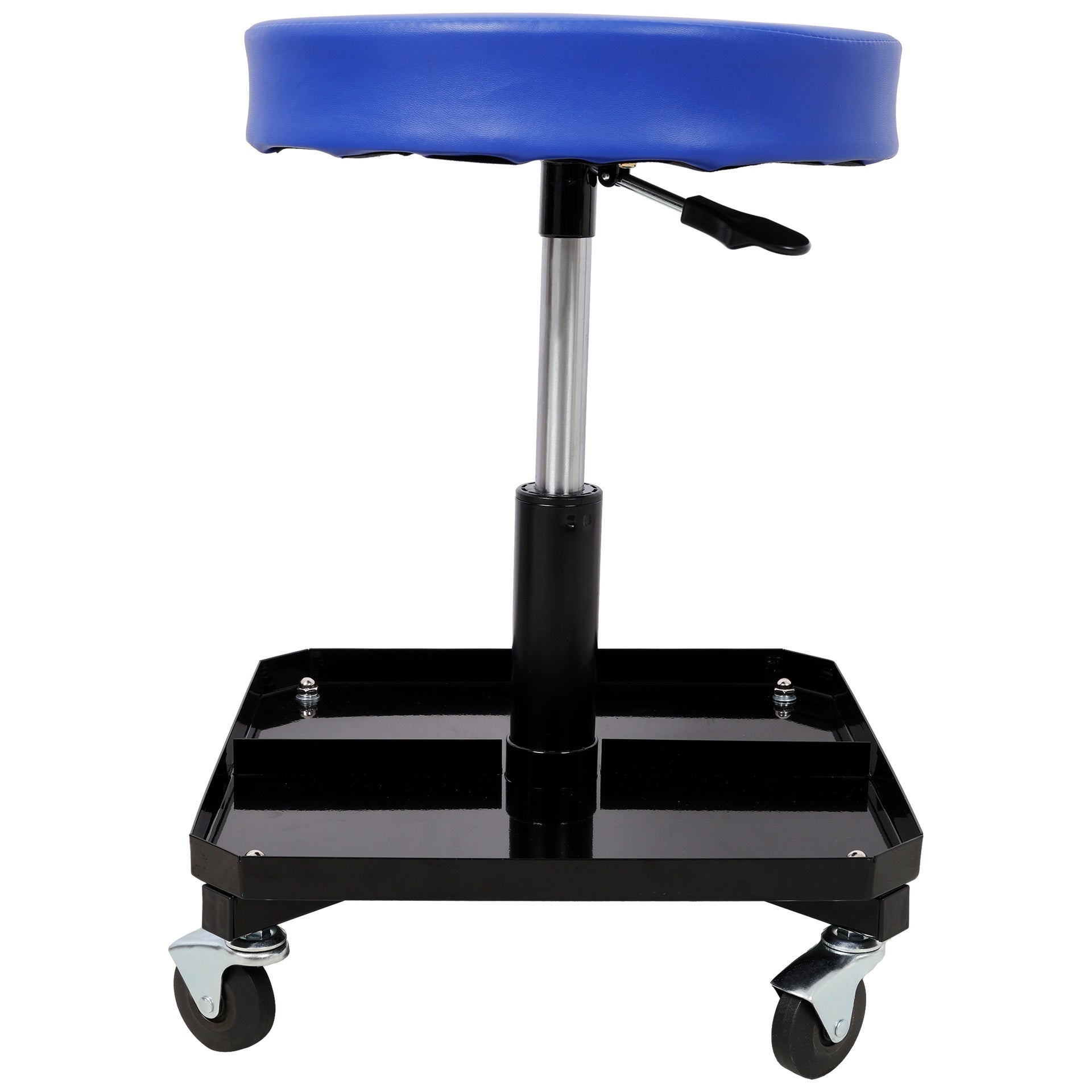 250 LBS Rolling Pneumatic Creeper Garage,Adjustable Mechanic Stool with Tool Tray Storage