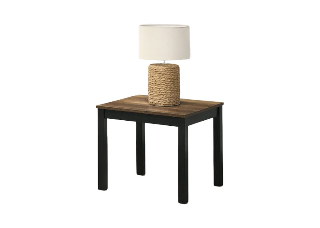 Contemporary Style 3pc Table Set 1x Coffee Table 2x End Table Faux Marble Top Wooden Legs Brown Finish Primary Living Room