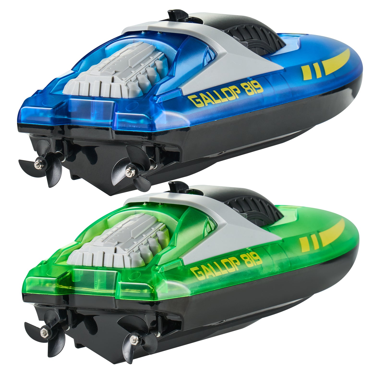 Christmas gifts! 2 PCS RC Boat 2.4 GHz Remote Control Racing Boat 12 km/h Kids Adults Gift