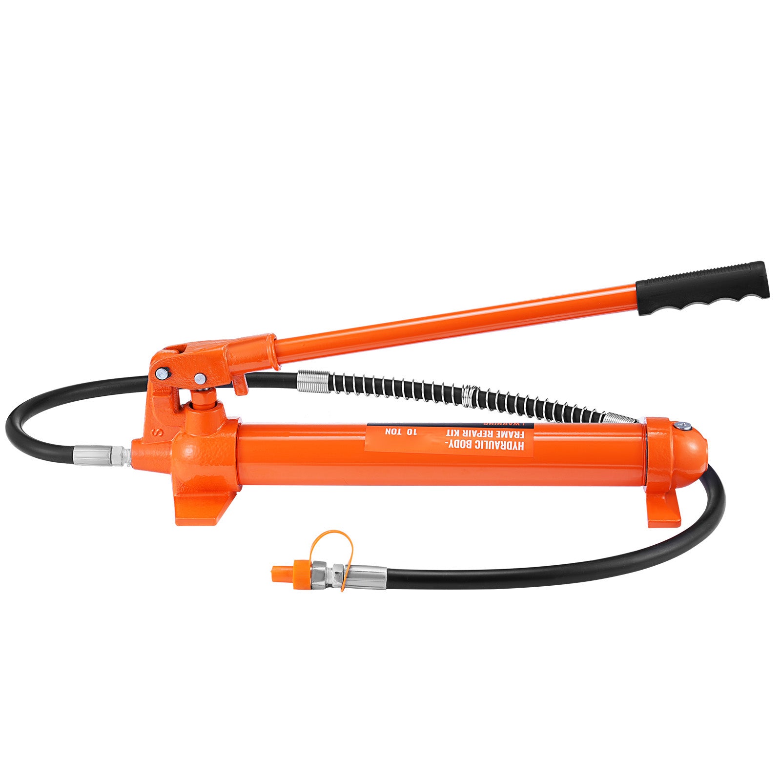 10 Ton Porta Power Kit, Hydraulic Ram with Pump, Car Jack with 4.6 ft/1.4 m Oil Hose, Bent Frame Repair Tool with Storage Case for Automotive, Garage, Heavy Equipment, Mechanic (22046 LBS)