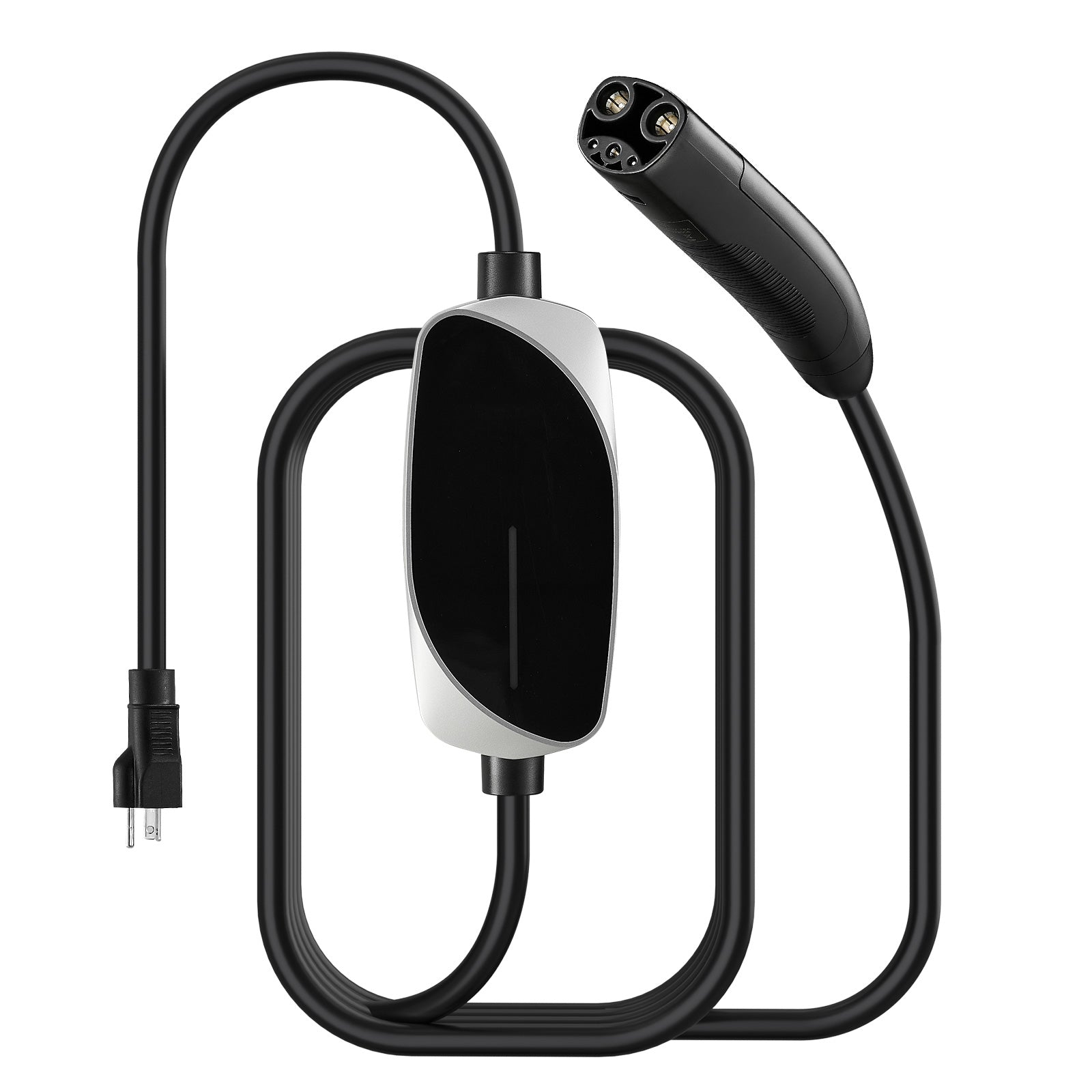 Level 1/2 Tesla Charger 16A Portable EV Charger 25 ft Cable 120V-240V NEMA 6-20P