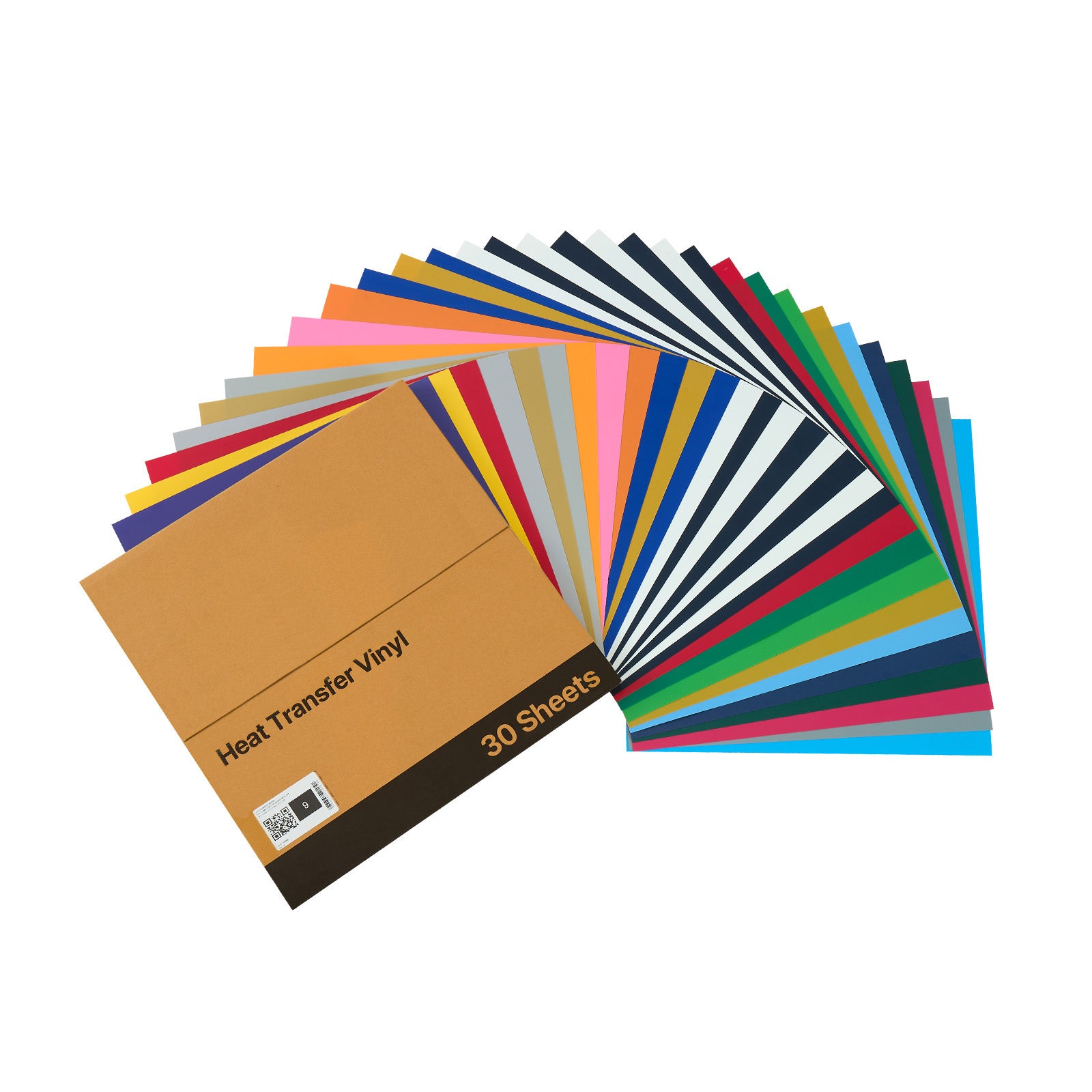 Heat Transfer Vinyl HTV Iron on Vinyl Bundle 30 Pack 12 x 12 in Multicolor