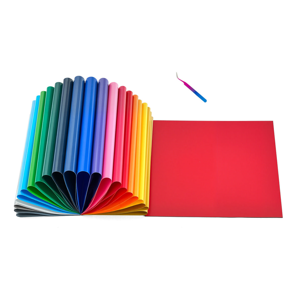 Heat Transfer Vinyl HTV Iron on Vinyl Bundle 30 Pack 12 x 12 in Multicolor