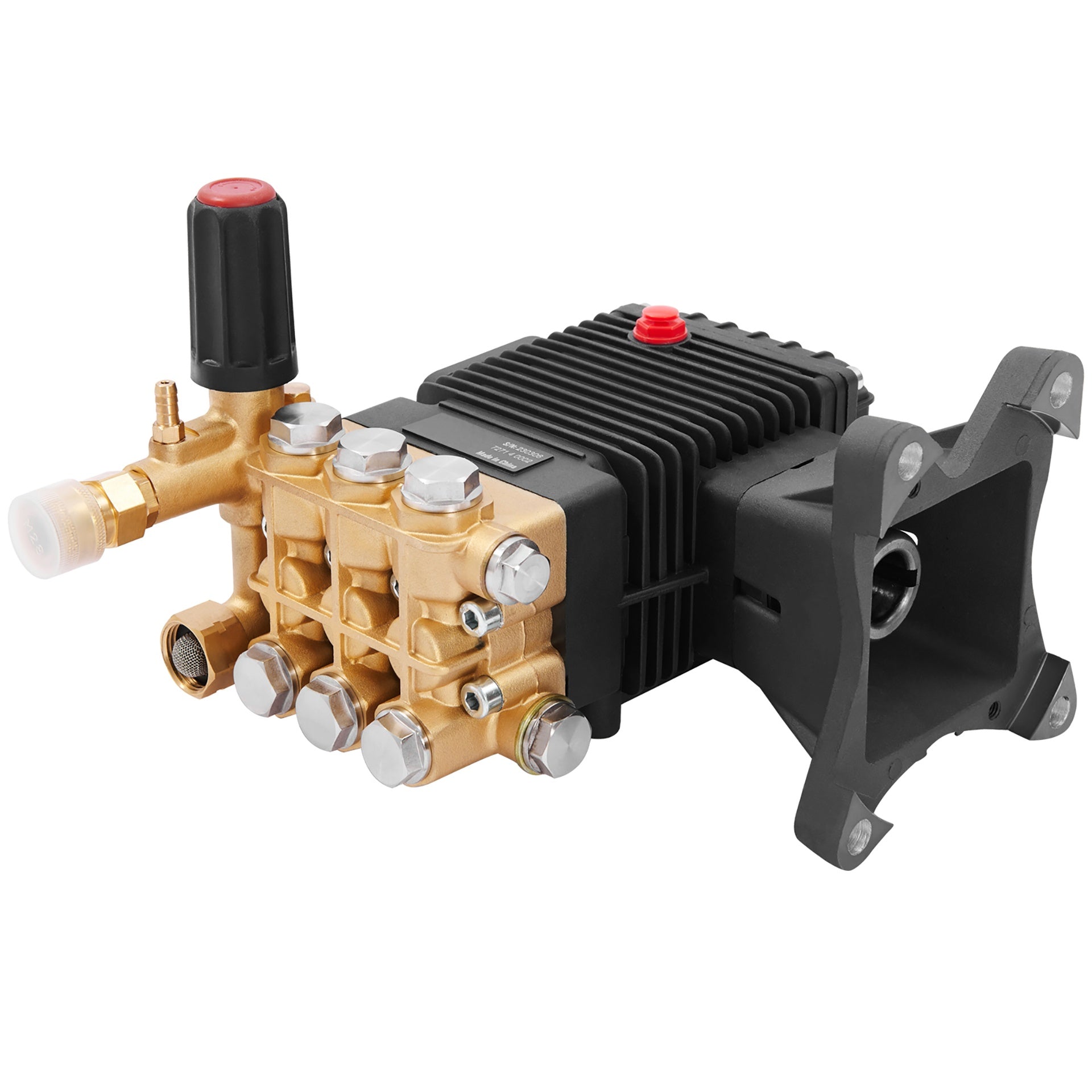 Pressure Washer Pump, 1" Shaft Horizontal Triplex Plunger, 4400 PSI, 4 GPM Flow, Replacement Power Washer Pumps Kit, Parts Washer Pump, Compatible with Simpson MorFlex Models 40224, 40225, 40226