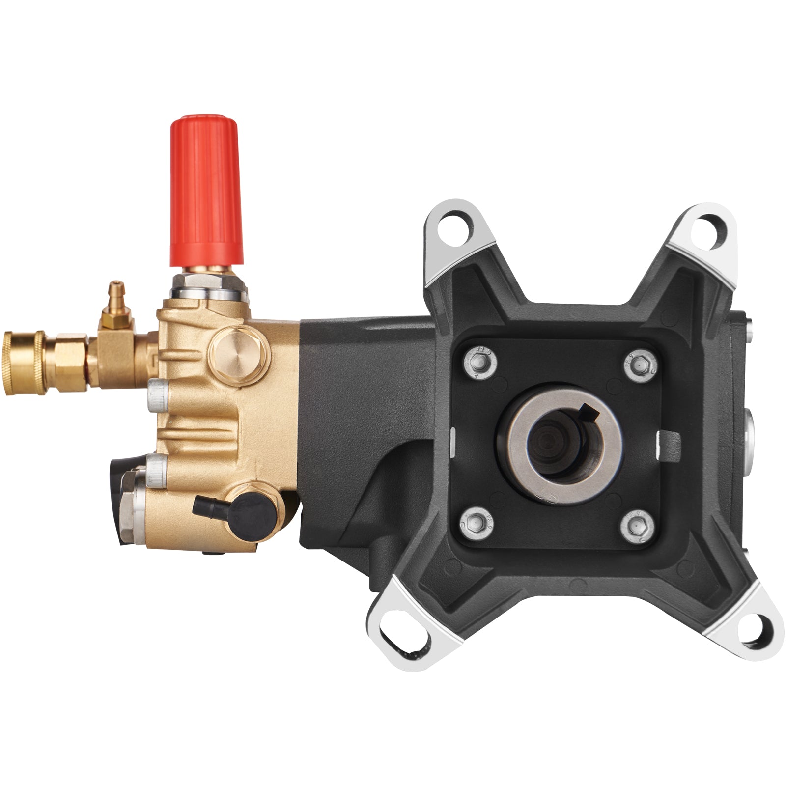 Pressure Washer Pump, 1" Shaft Horizontal Triplex Plunger, 4400 PSI, 4 GPM Flow, Replacement Power Washer Pumps Kit, Parts Washer Pump, Compatible with Simpson MorFlex Models 40224, 40225, 40226
