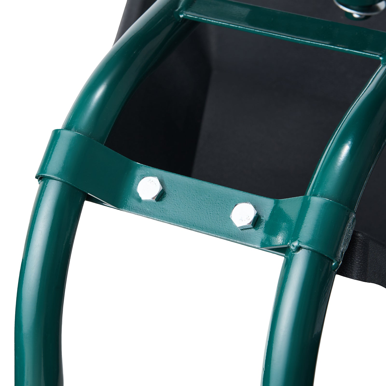 Outdoor Rolling Garden Cart with Swivel Seat All-Terrain Wheels Tool Tray 300lbs