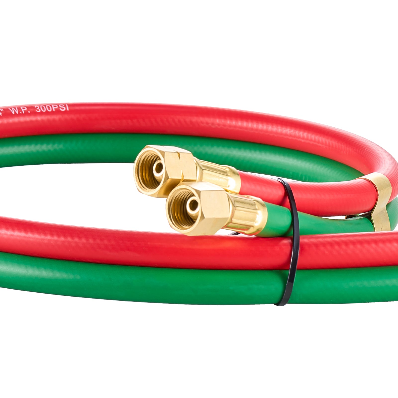 Oxygen Acetylene Hose 1/4-Inch x 25FT T Grade Hose 300PSI Max Working Pressure