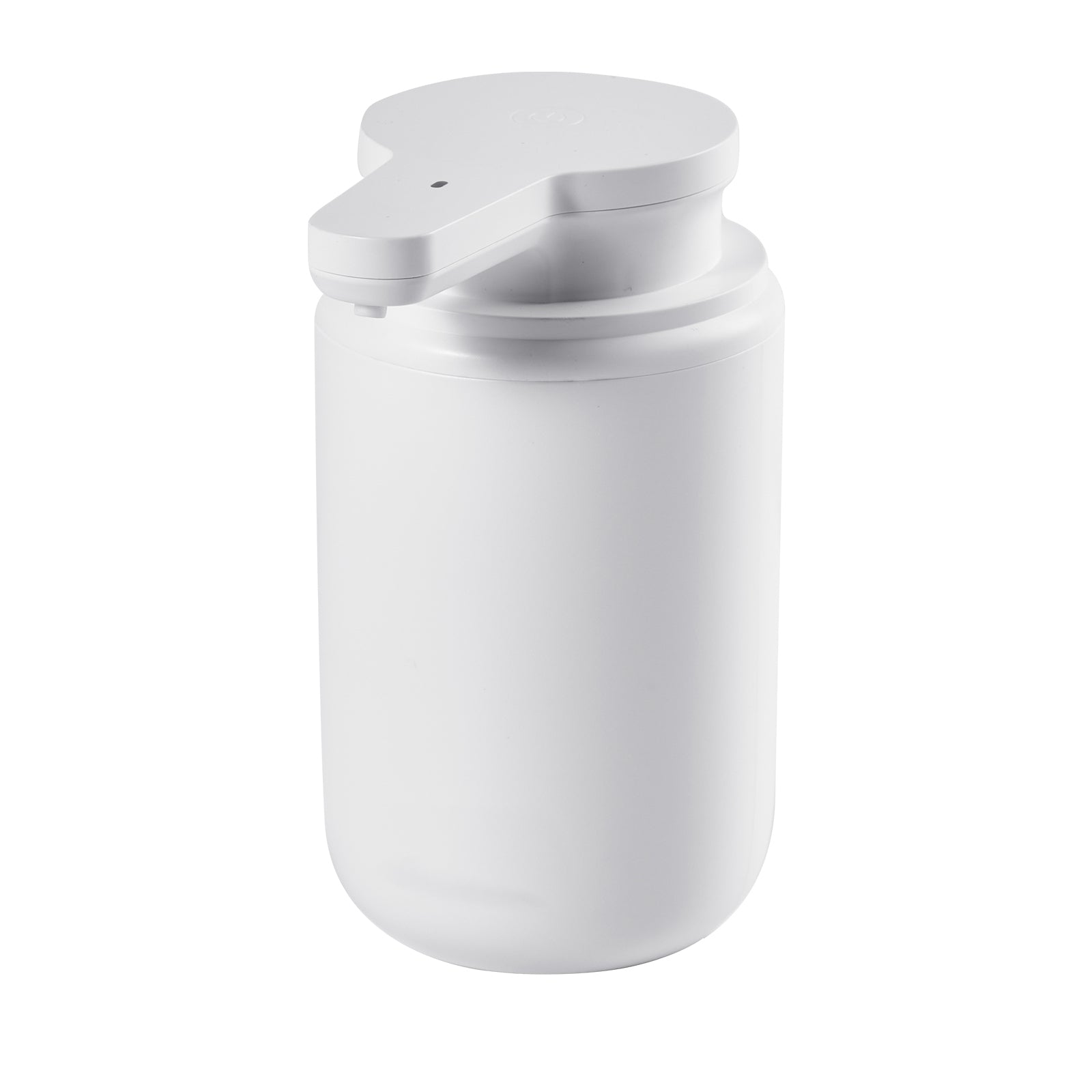 Soap Dispenser, 300 ml / 10 oz, Rechargeable Automatic Hand Soap Dispenser with Pump, 2 Adjustable Levels, Modern Touchless Liquid Foam Container with Indicator for Bathroom and Kitchen, White