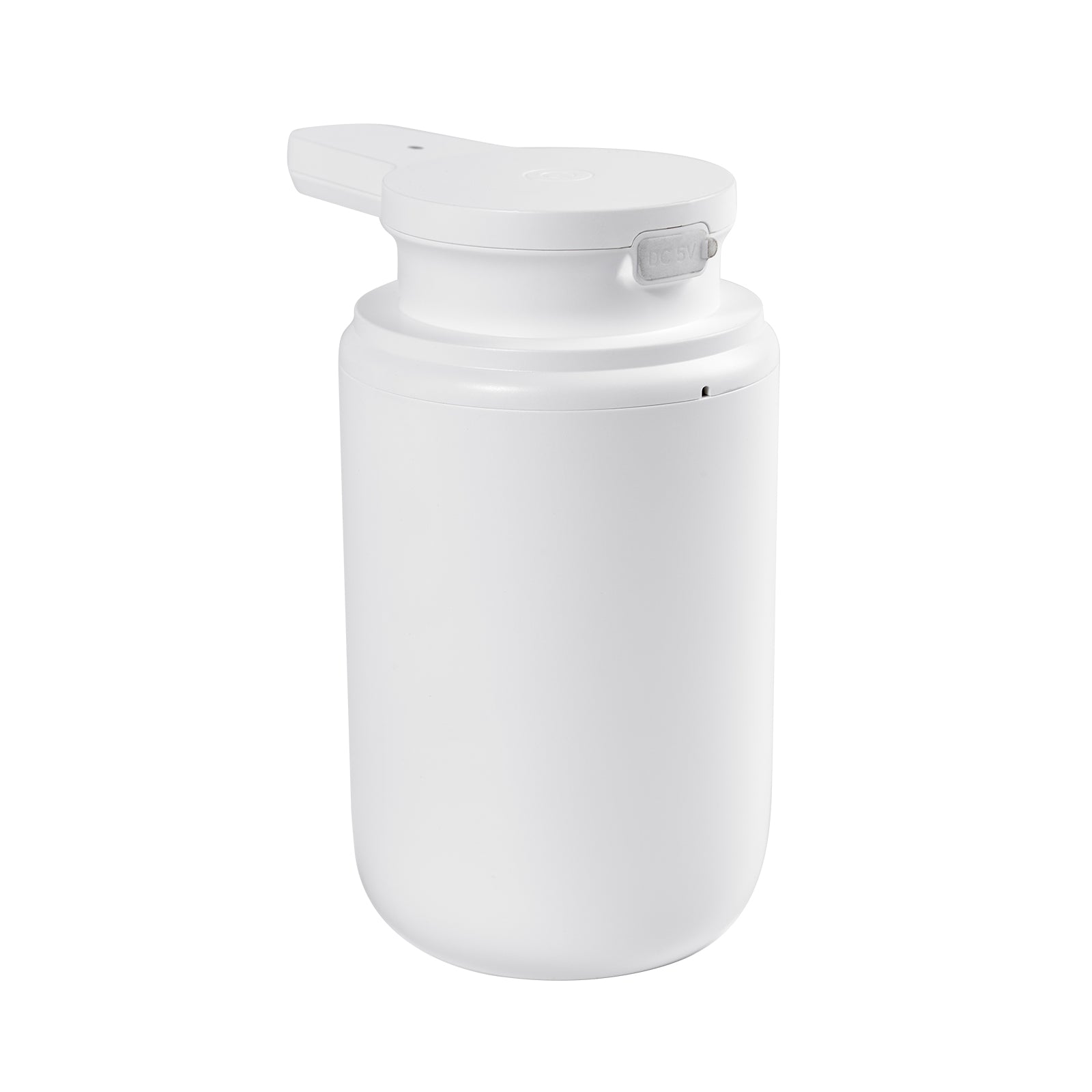 Soap Dispenser, 300 ml / 10 oz, Rechargeable Automatic Hand Soap Dispenser with Pump, 2 Adjustable Levels, Modern Touchless Liquid Foam Container with Indicator for Bathroom and Kitchen, White