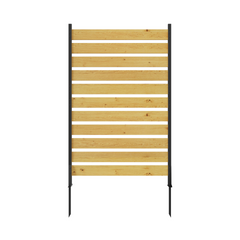 Goodyo 72.8"H x 38.5"W(1 Panel) Cedar Wood Privacy Screen, Outdoor Privacy Walls, Privacy Wood Fence for Pool Equipment Enclosure, Trash Can Enclosures, Air Conditioner Fence
