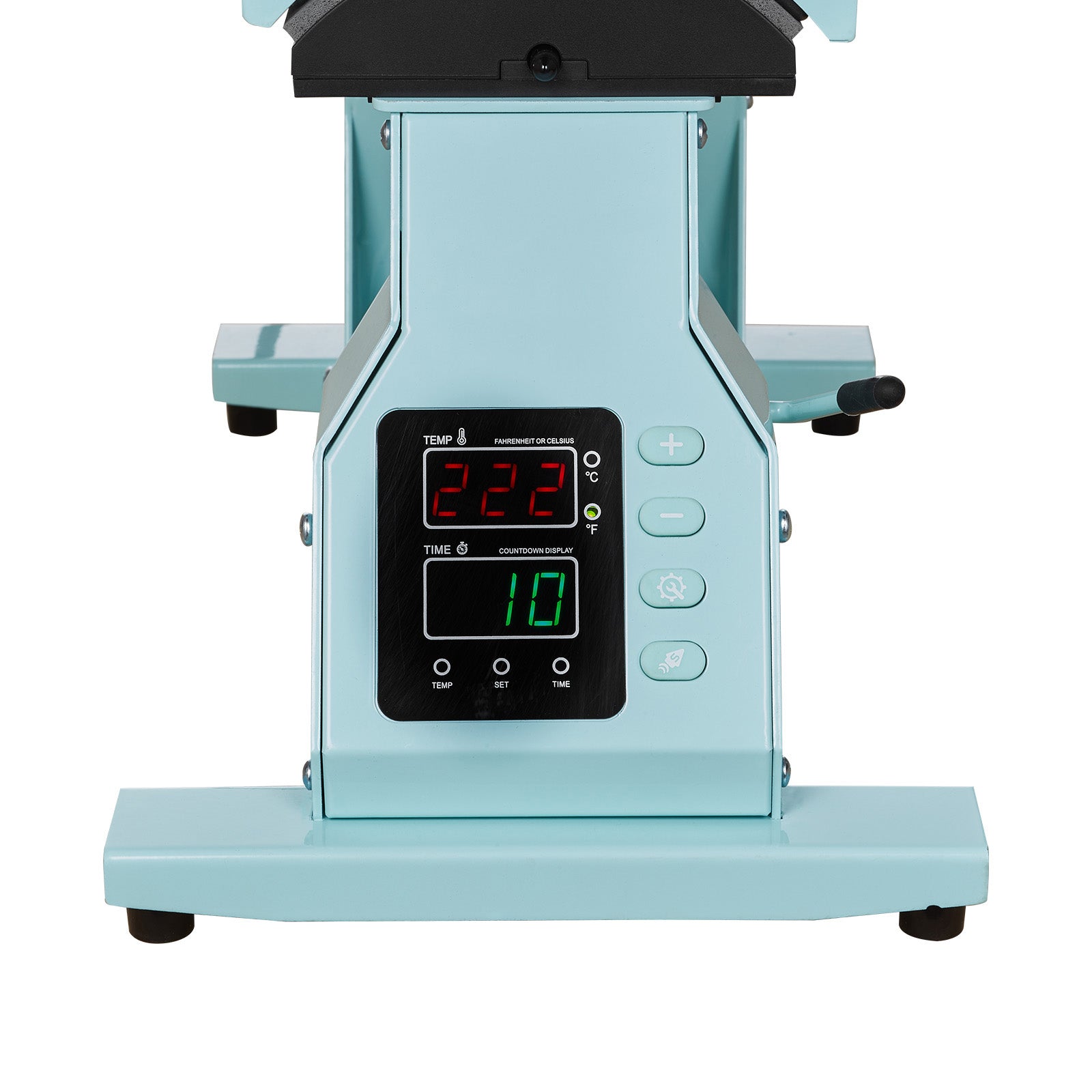 Hat Heat Press Machine for Caps Hat Press with 2pcs Platens for HTV Green
