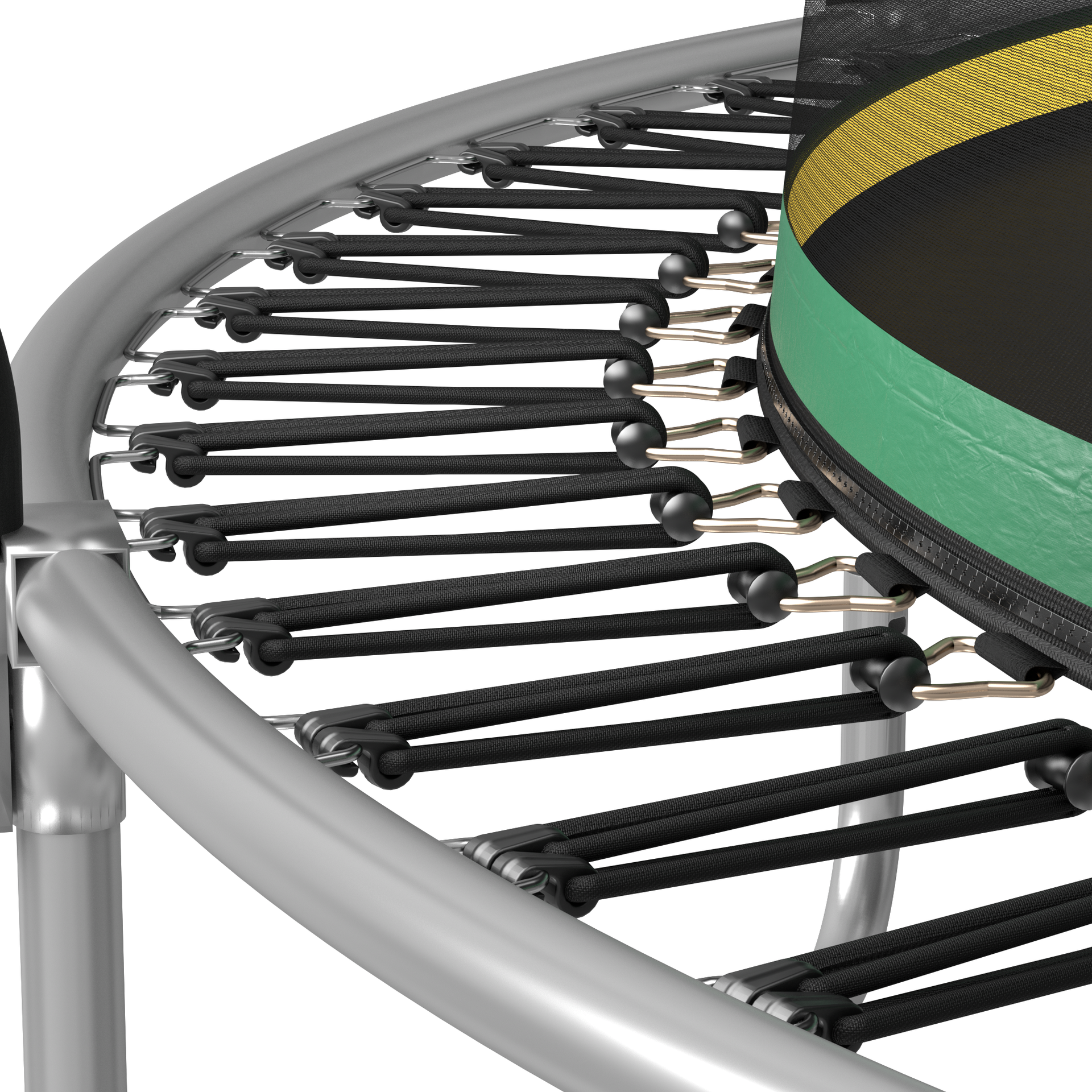 YC 6FT Springfree no Gap Trampoline- Green